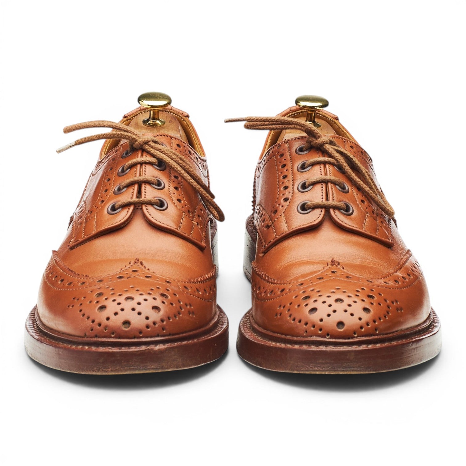 Tricker's Keswick Derby brogue cuir marron UK 8.5