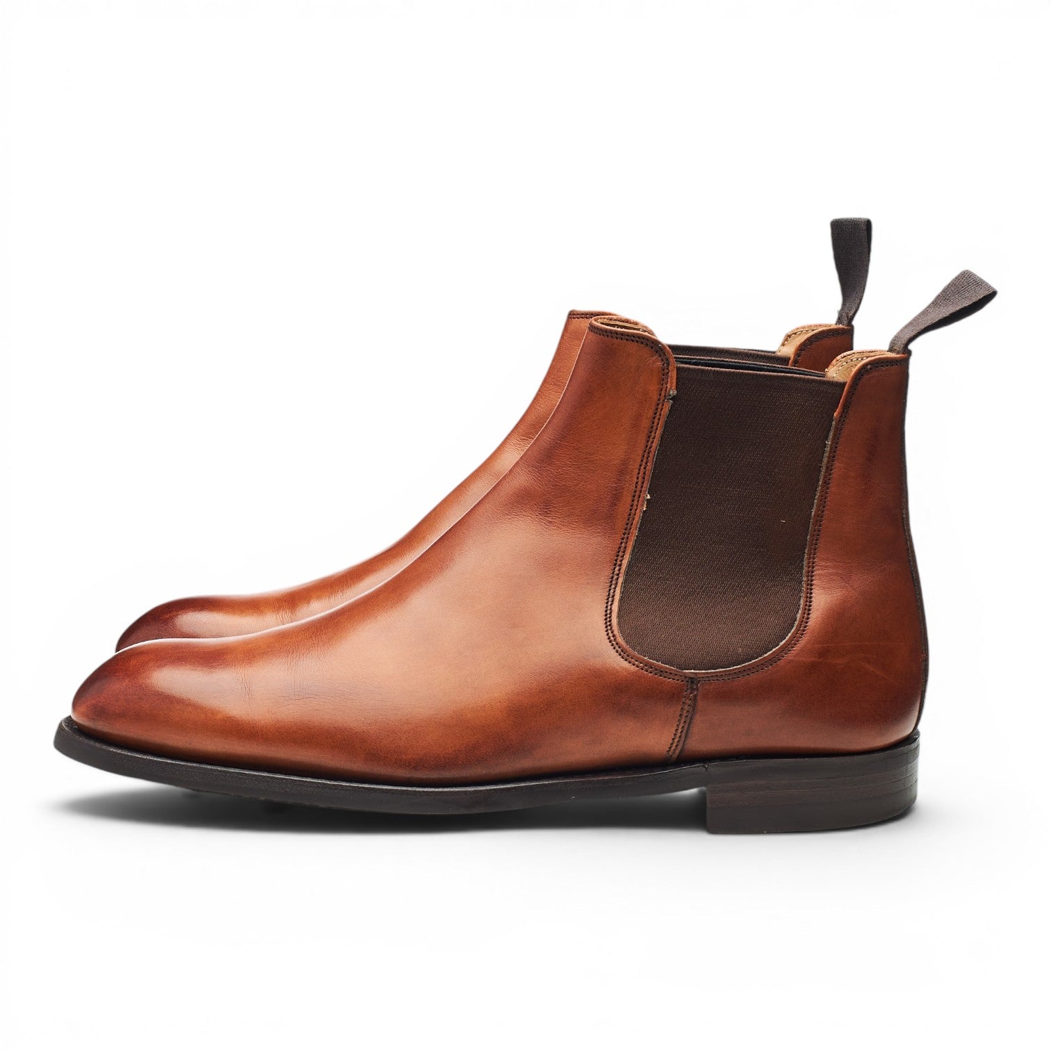 Ducker & Son Duc boots chelsea cuir marron UK 8.5
