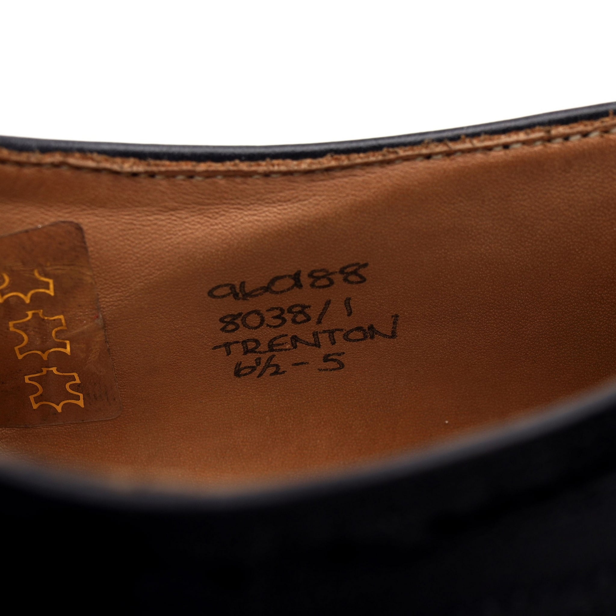 Tricker's Trenton richelieu cuir noir pointure UK 6.5