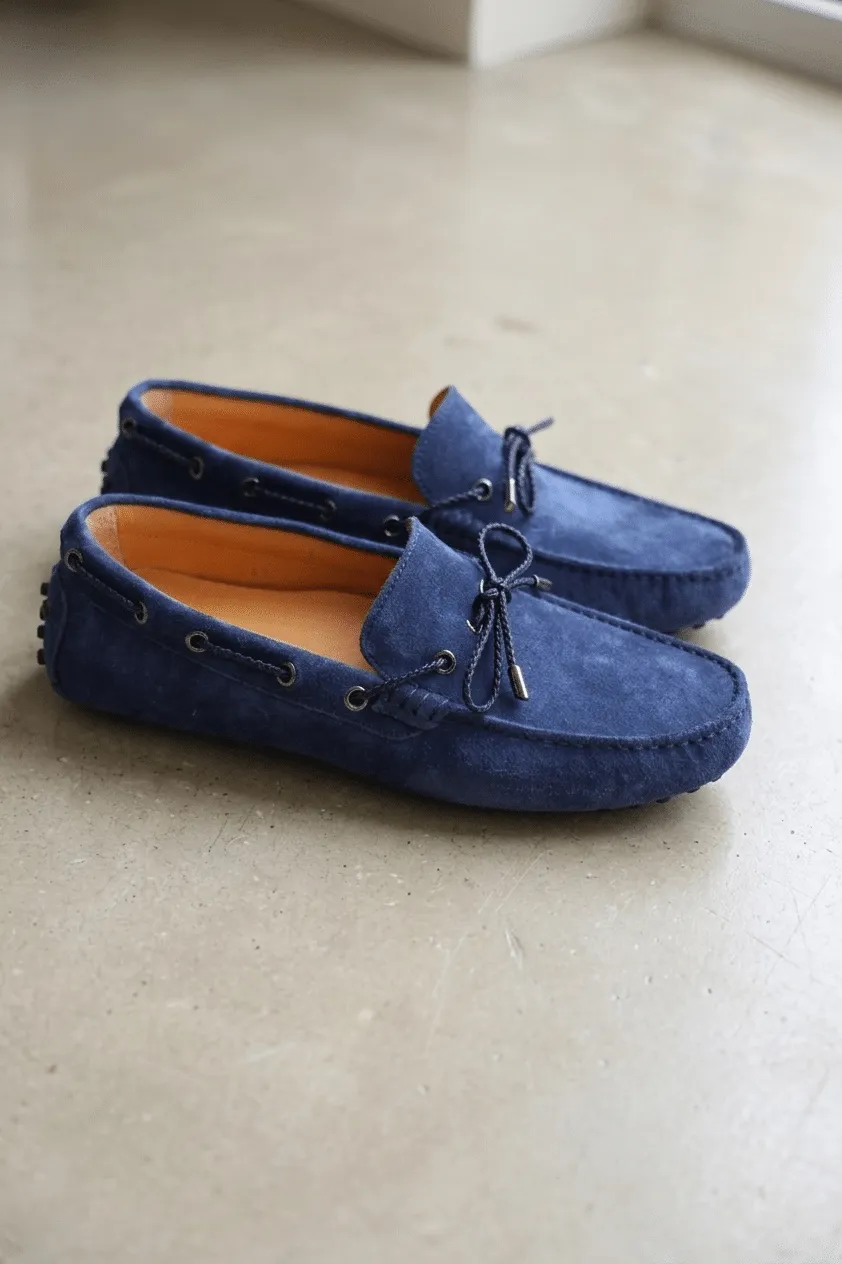 Malfroid Driver mocassin à picots cuir
