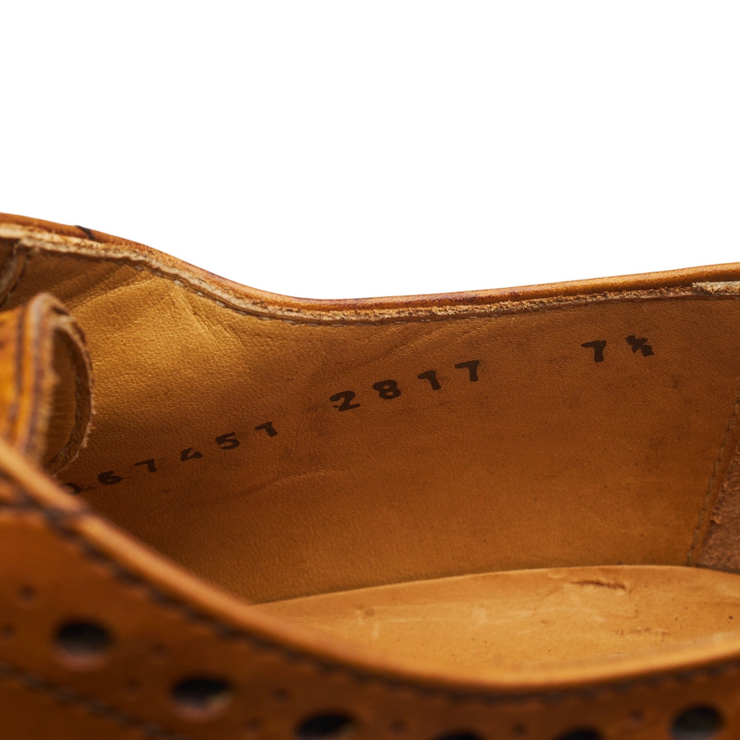 Berwick Balfour 2817 oxford cuir marron UK 7.5