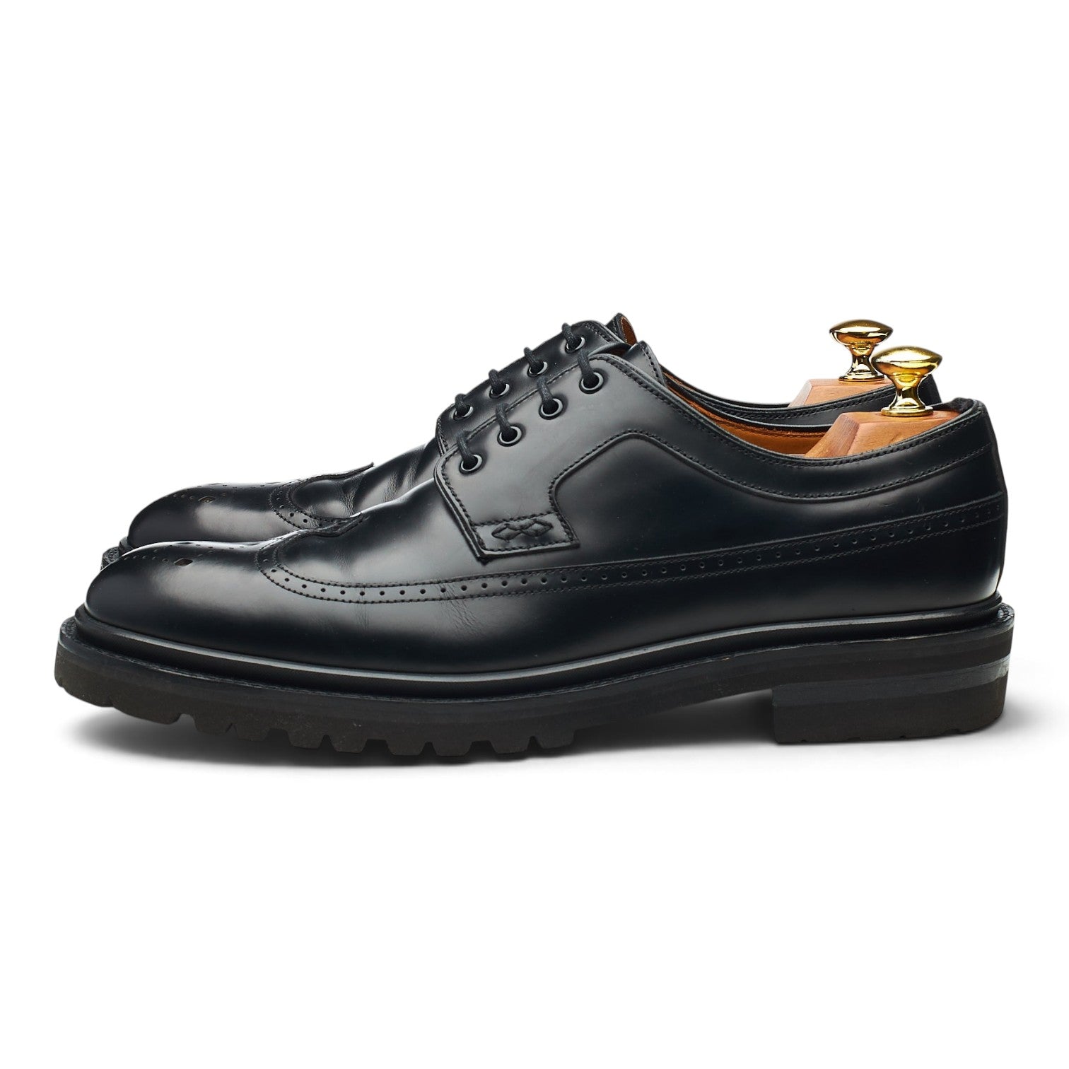 Wildsmith 9068 derbys cuir noir UK 8