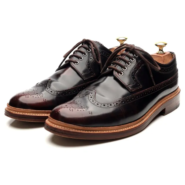 Grenson Sid derby cuir bordeaux 9