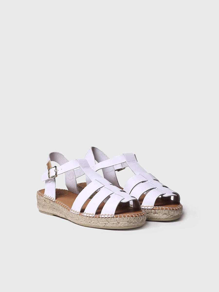 Toni Pons Emma sandale pecheur cuir compensee 3,5 cm
