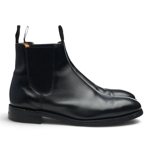 Loake Chatsworth 1880 boots chelsea cuir noir UK 9