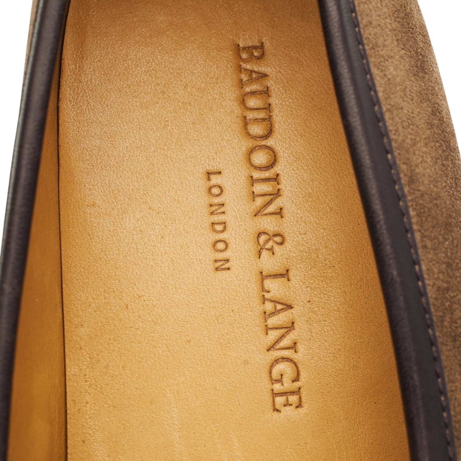 Baudoin & Lange Sagan Stride mocassins suède marron 42