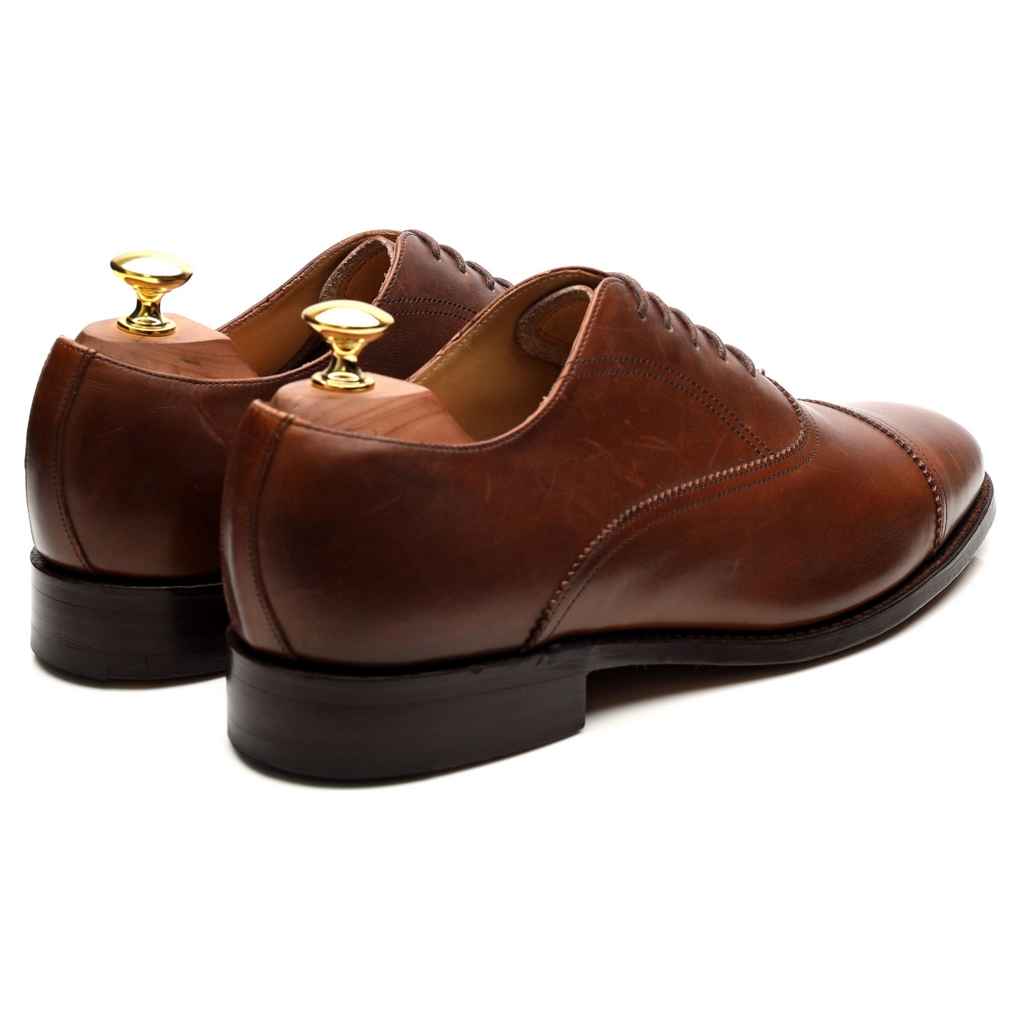 Barker Nevis richelieu cuir marron pointure 8 large