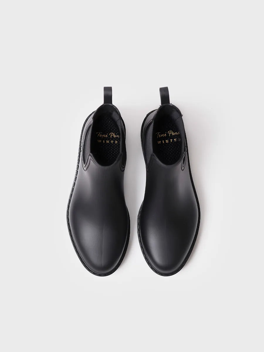 Toni Pons Coney bottines pluie femme noir chelsea