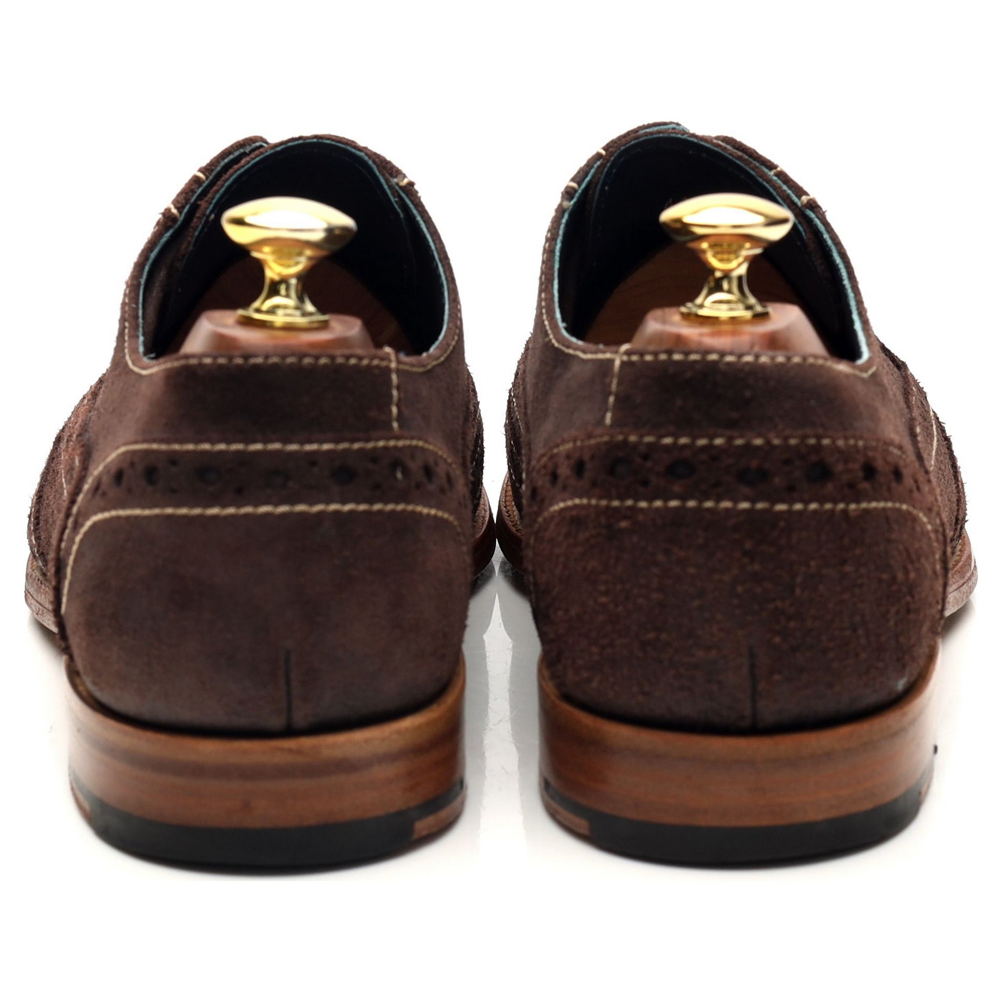 Barker Grant richelieu daim marron pointure 8