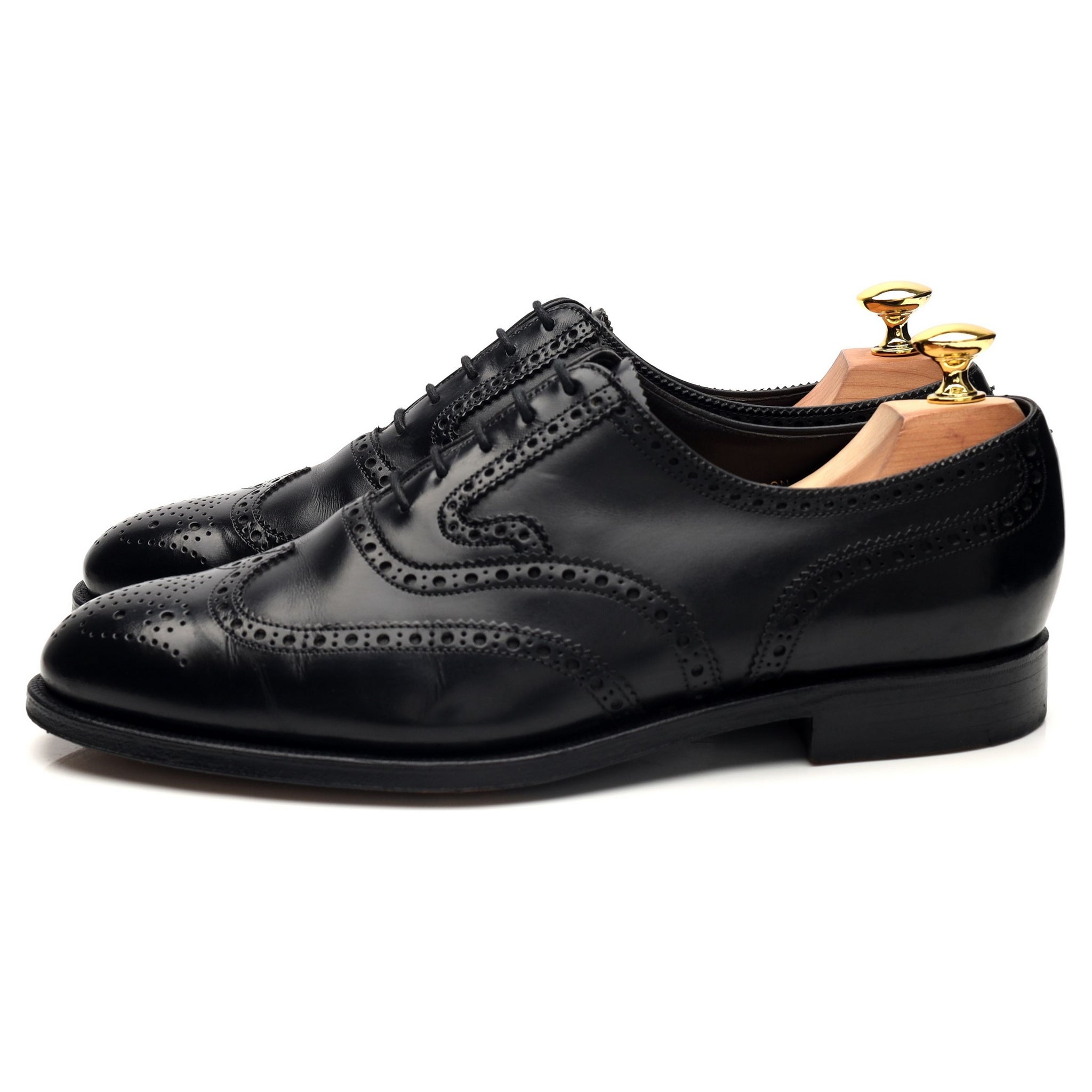 Gordon Scott London richelieu cuir noir UK 7.5