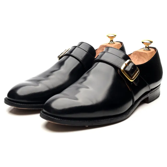 Church's Westbury monk cuir noir UK 12