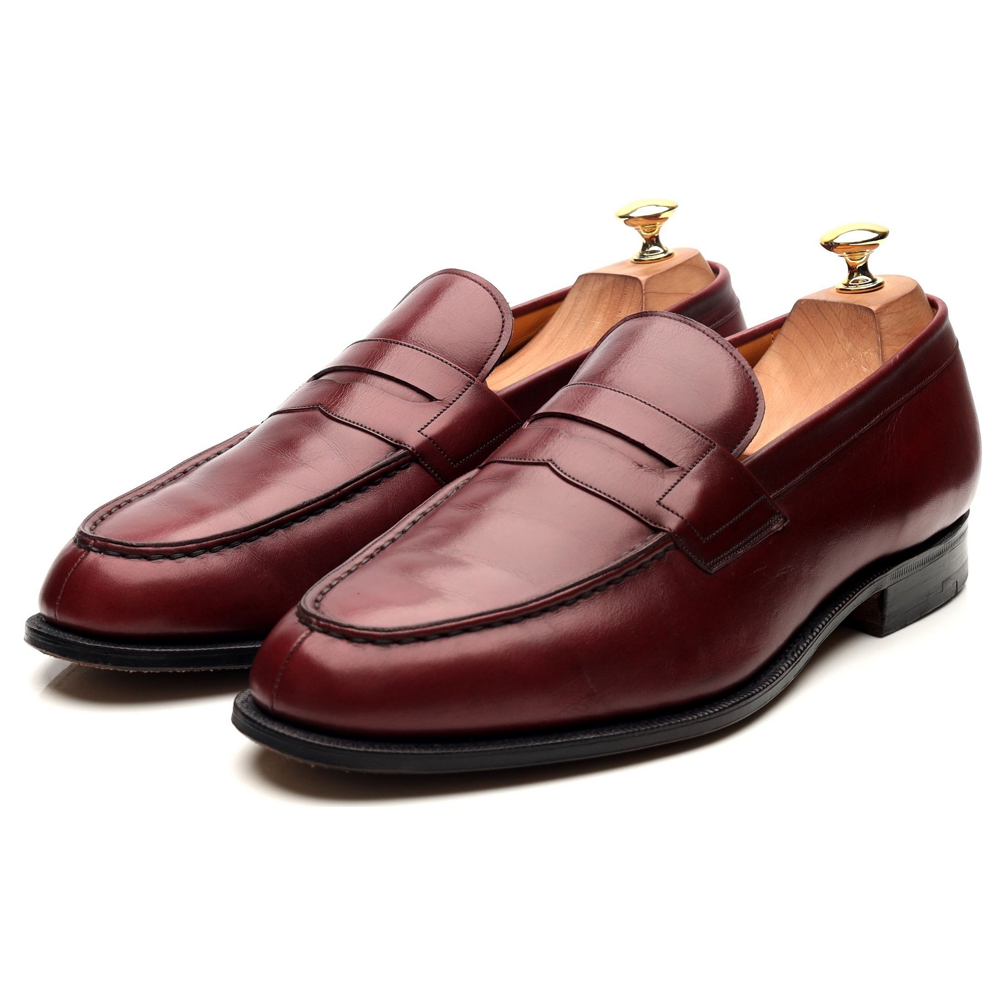 Church's Hilton mocassins cuir bordeaux UK 10,5