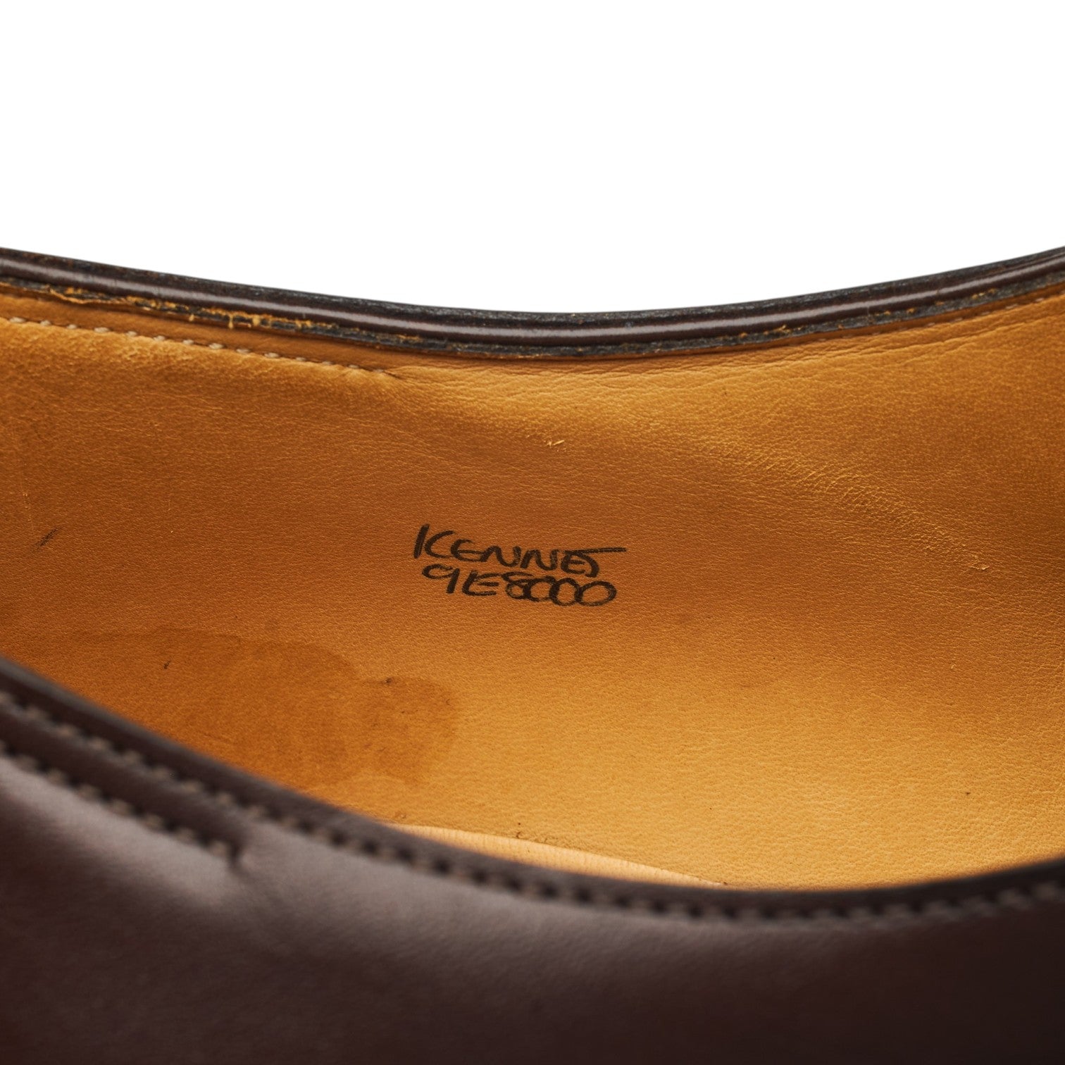 John Lobb Kennet richelieu cuir marron pointure 9 UK