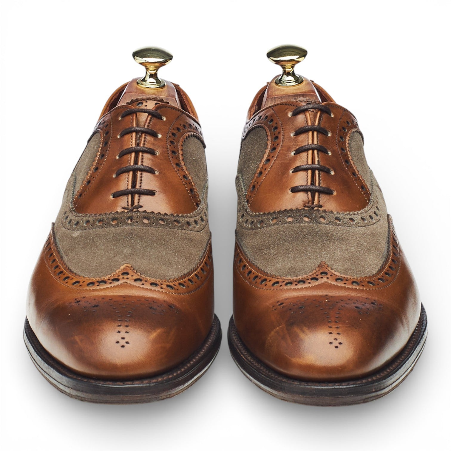 Herring Fencote oxford brogues cuir marron UK 7