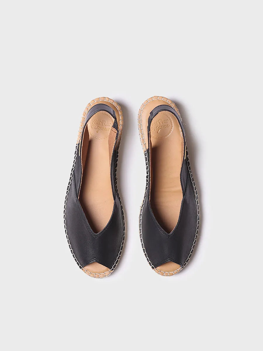 Toni Pons Bernia-P espadrille compensée cuir 5 cm