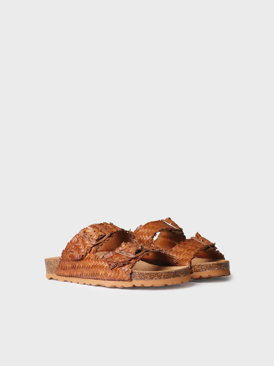 Toni Pons Guam-TE sandale cuir tressé boucles