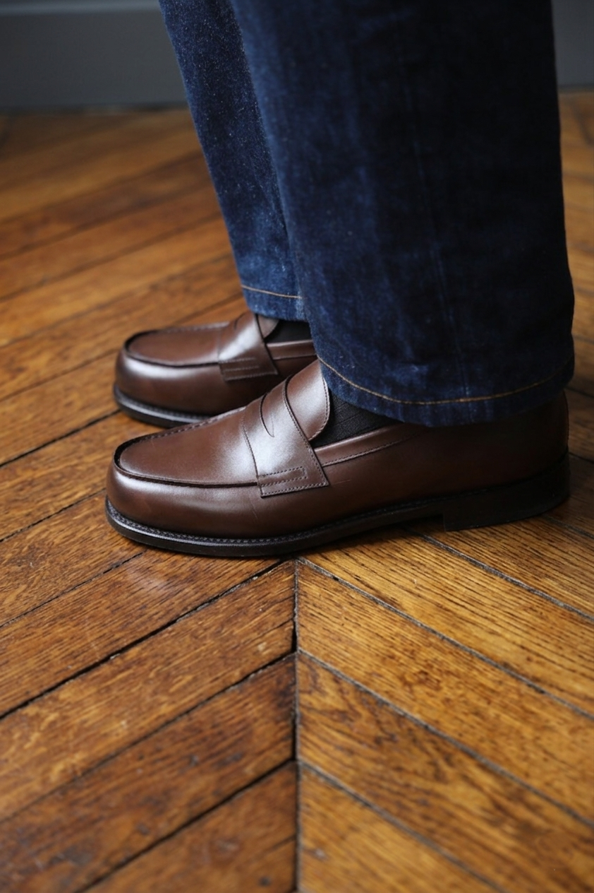Malfroid Tilsitt mocassin cuir semelle cuir