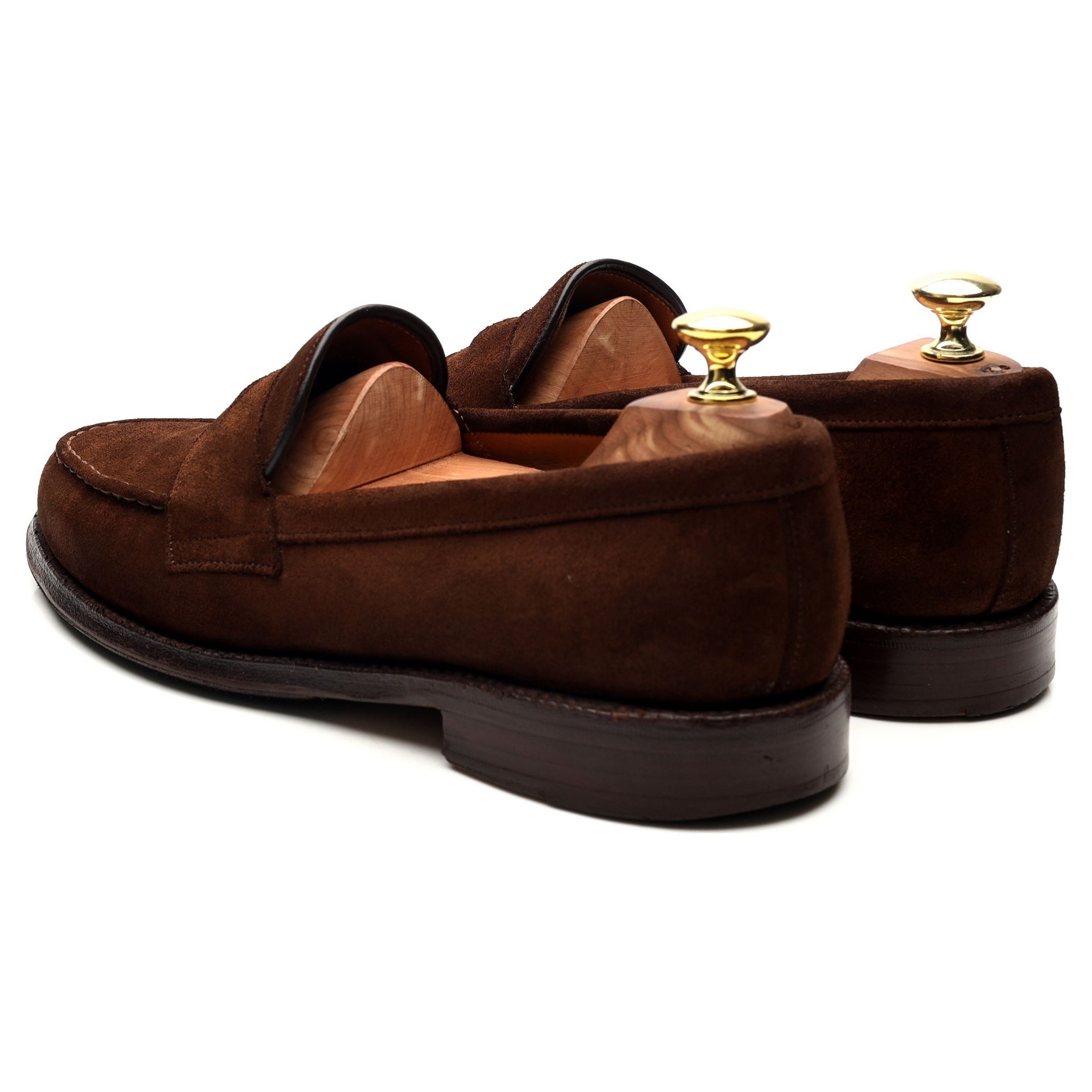 Cheaney Howard mocassins homme daim marron UK 7