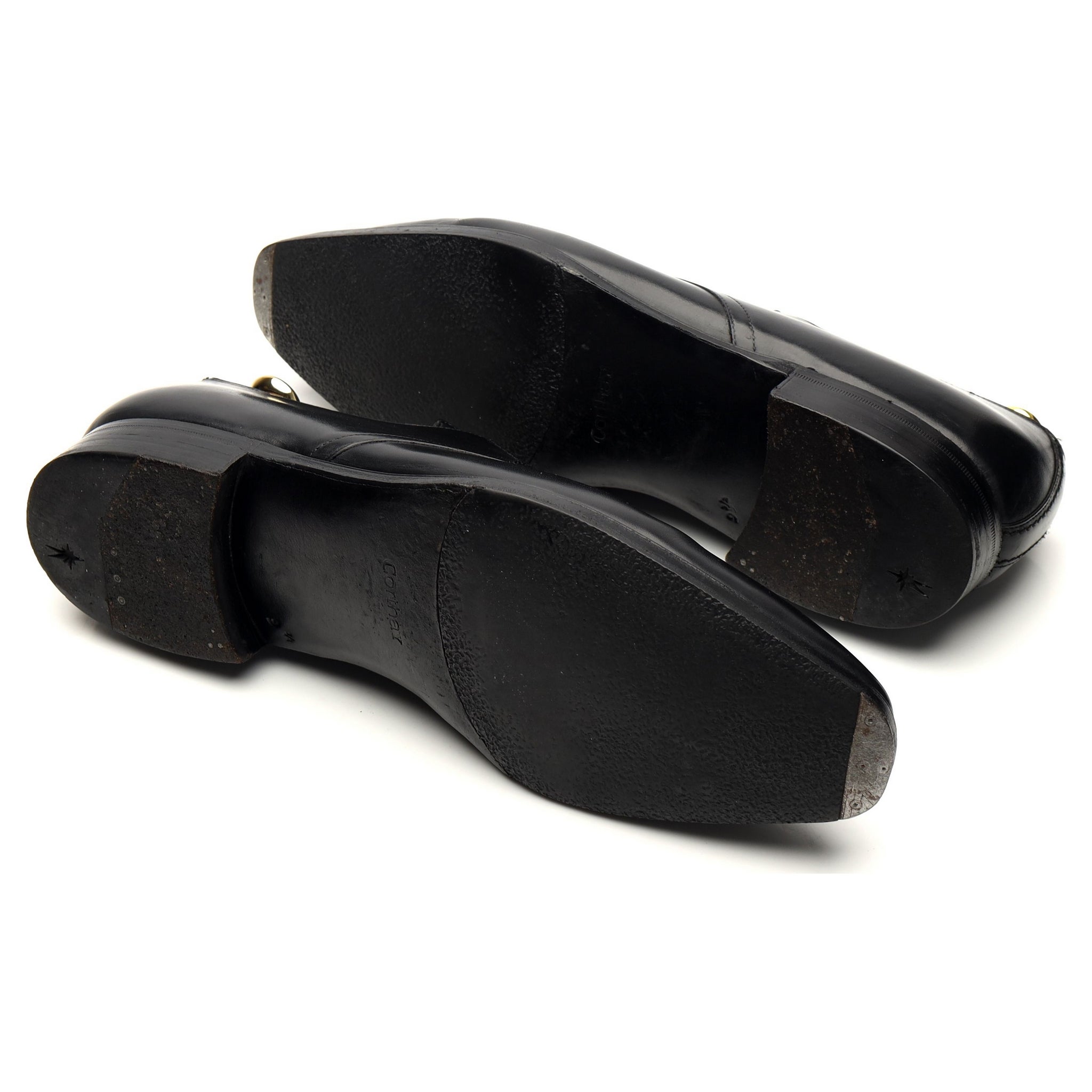 Corthay Sergio derby cuir noir UK 8.5