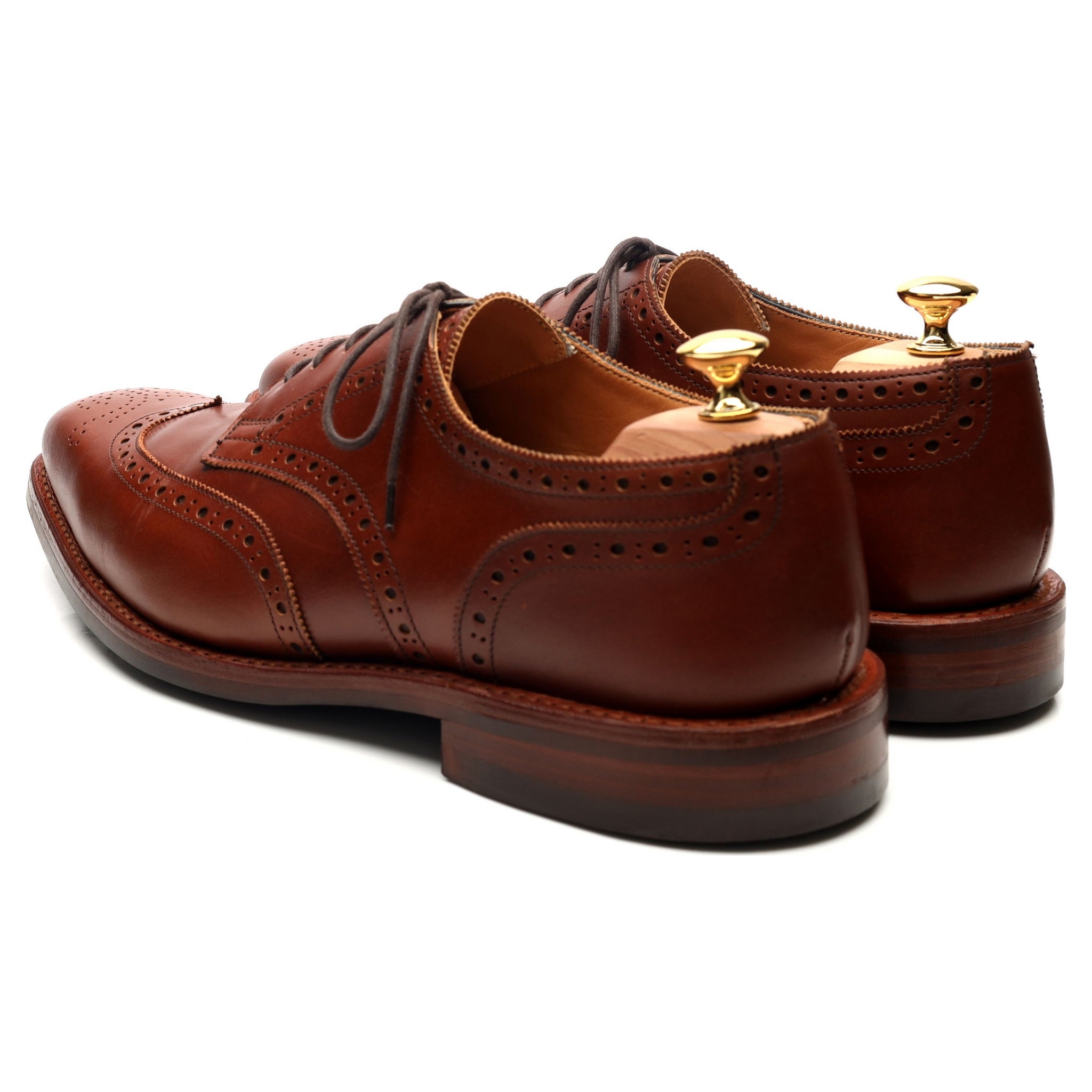 Tricker's Newbury derbies cuir camel pointure UK 11