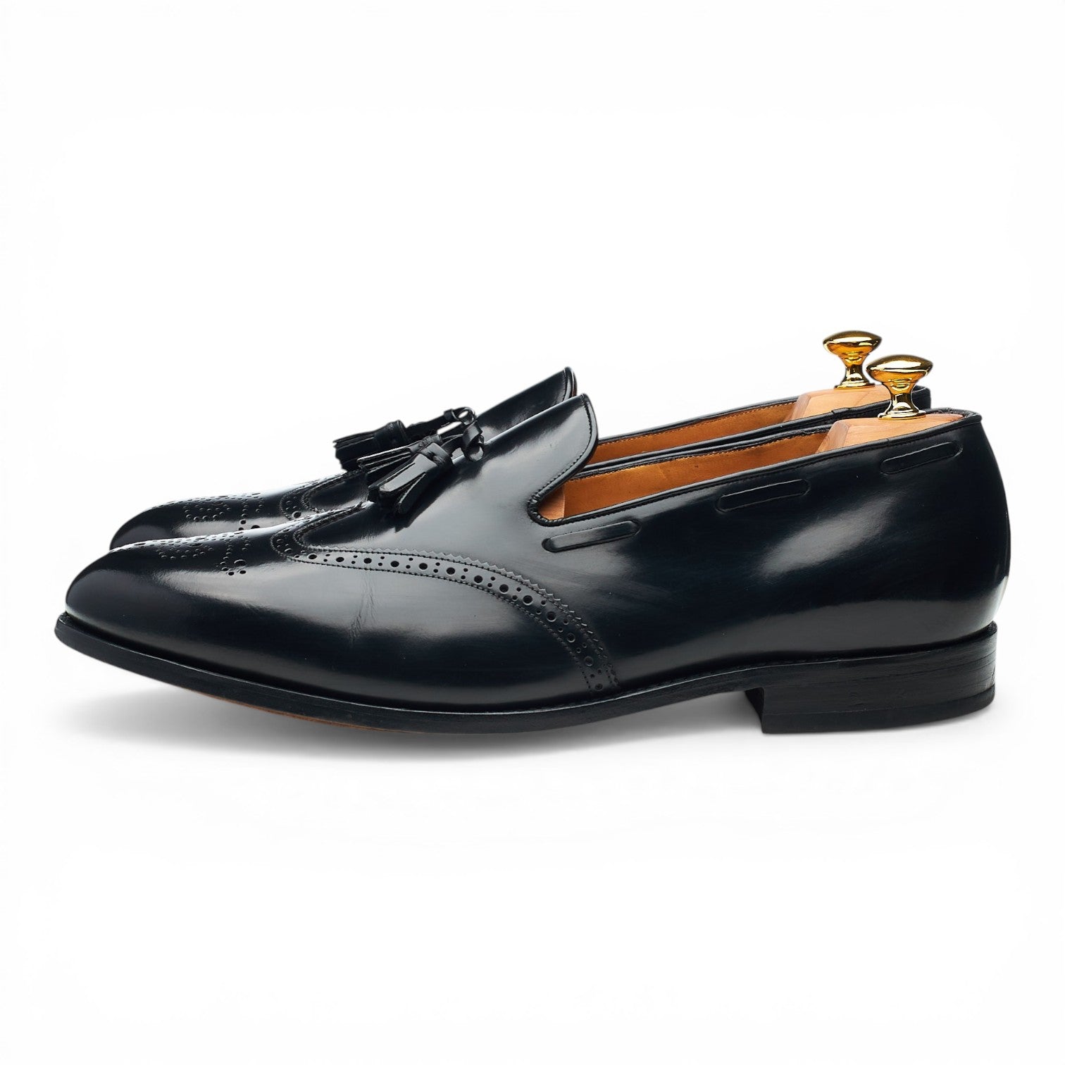 Barker Clive mocassins cuir noir UK 12