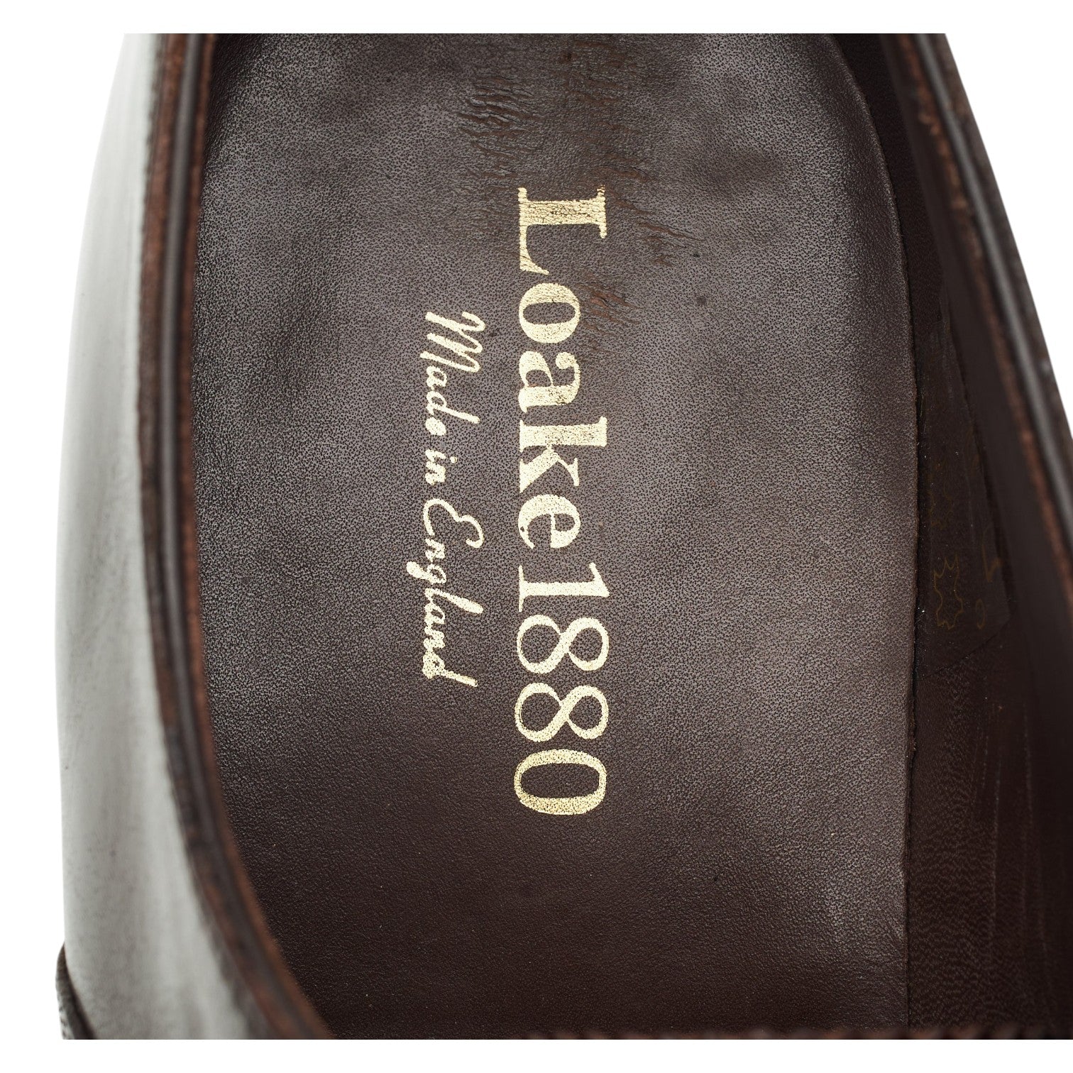 Loake 1880 Aldwych oxford cuir marron 11 bout droit