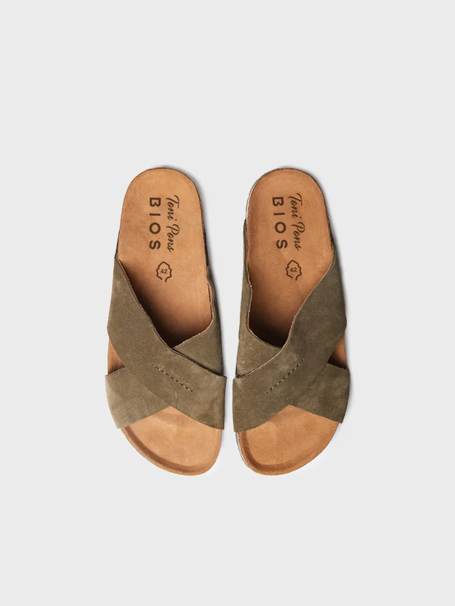 Toni Pons Gol-QT sandale homme cuir kaki