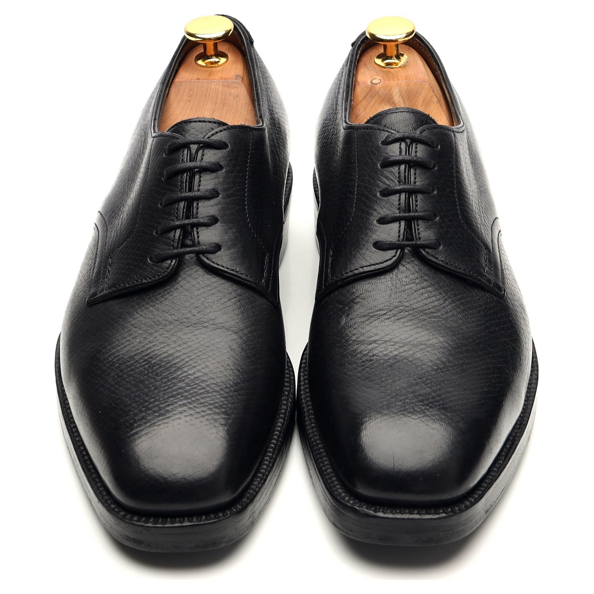 Gaziano & Girling derby cuir grainé noir UK 6.5