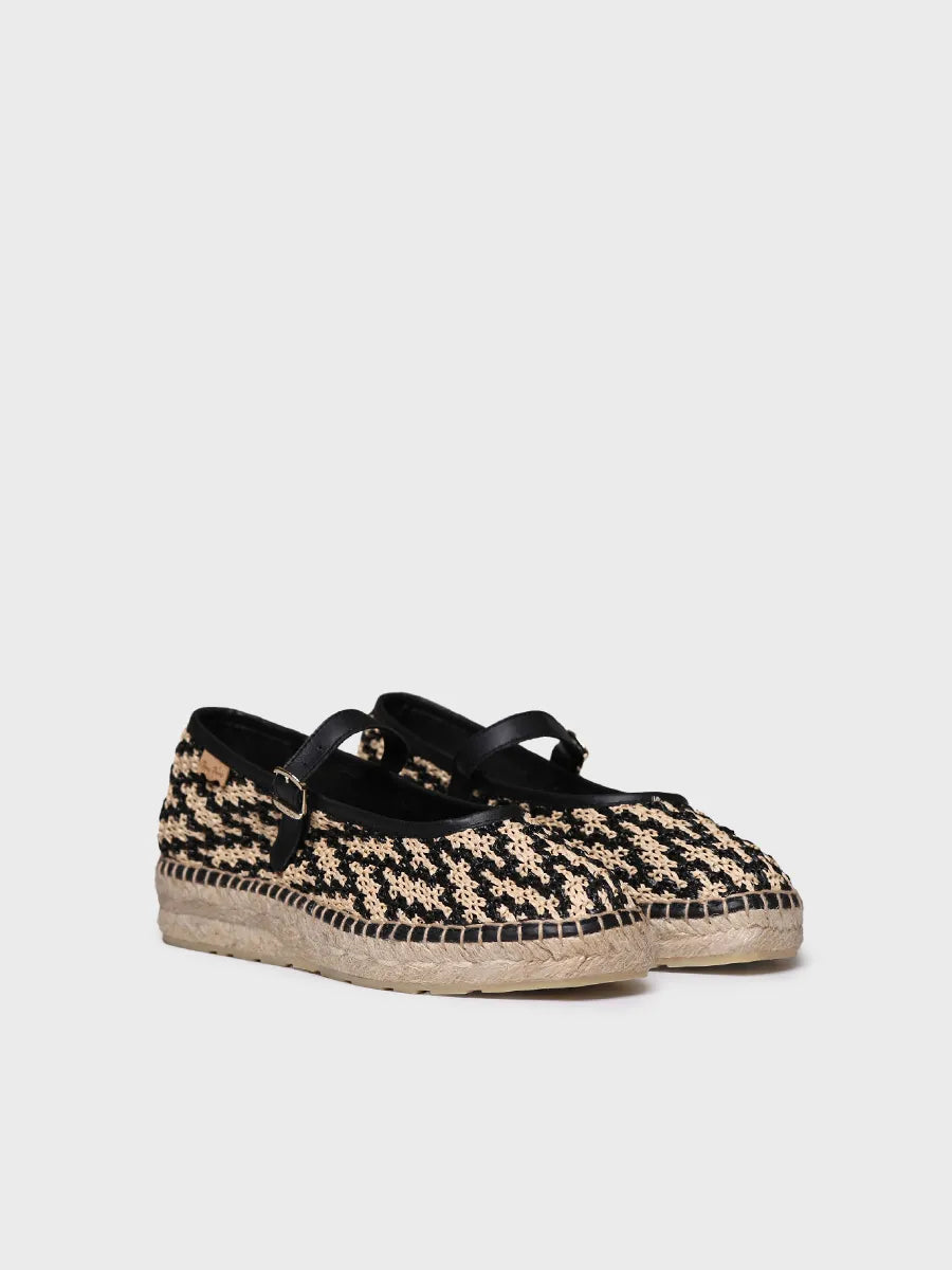 Toni Pons Inca-RP babies raphia boucle cuir