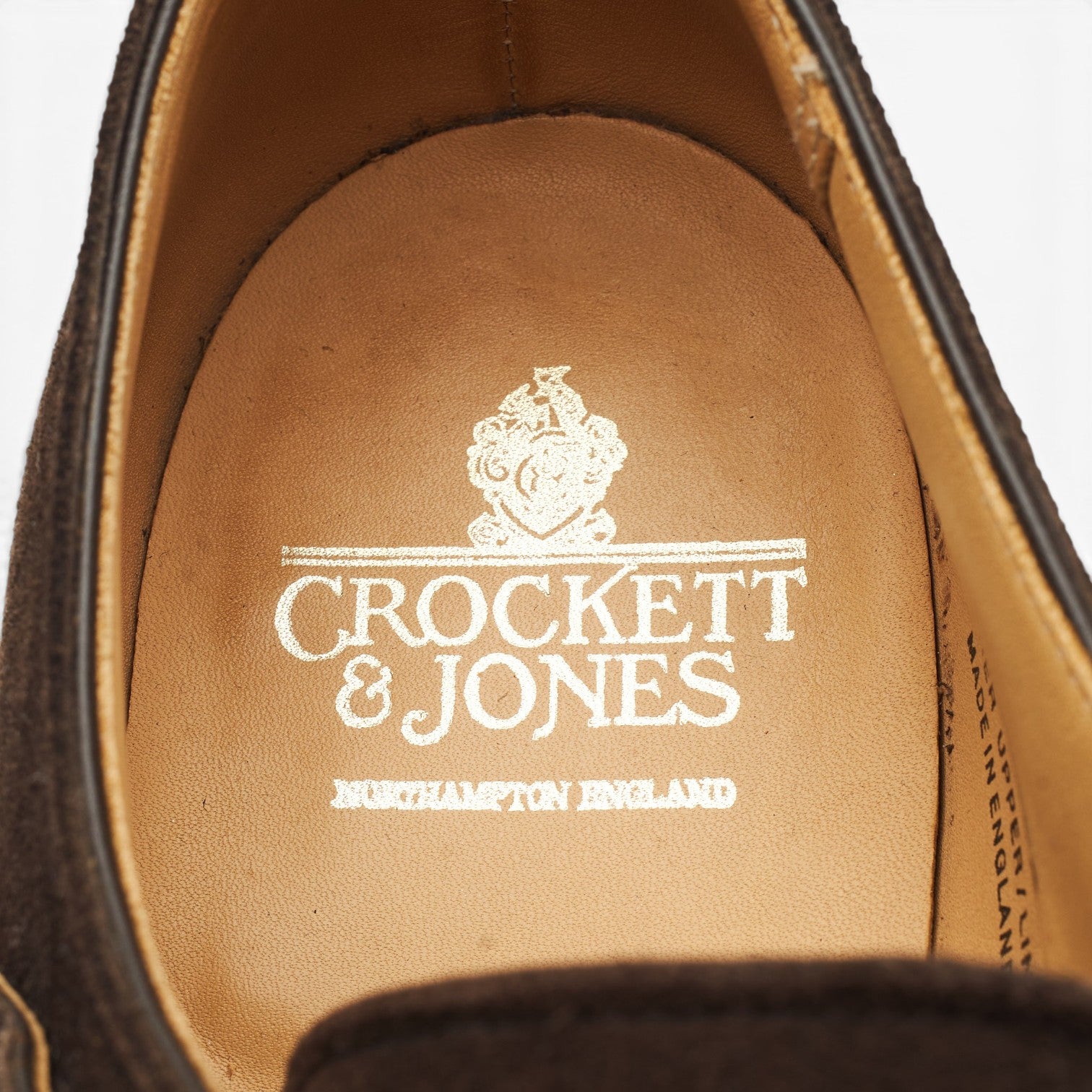 Crockett & Jones Lowndes monk strap daim marron 8.5 UK