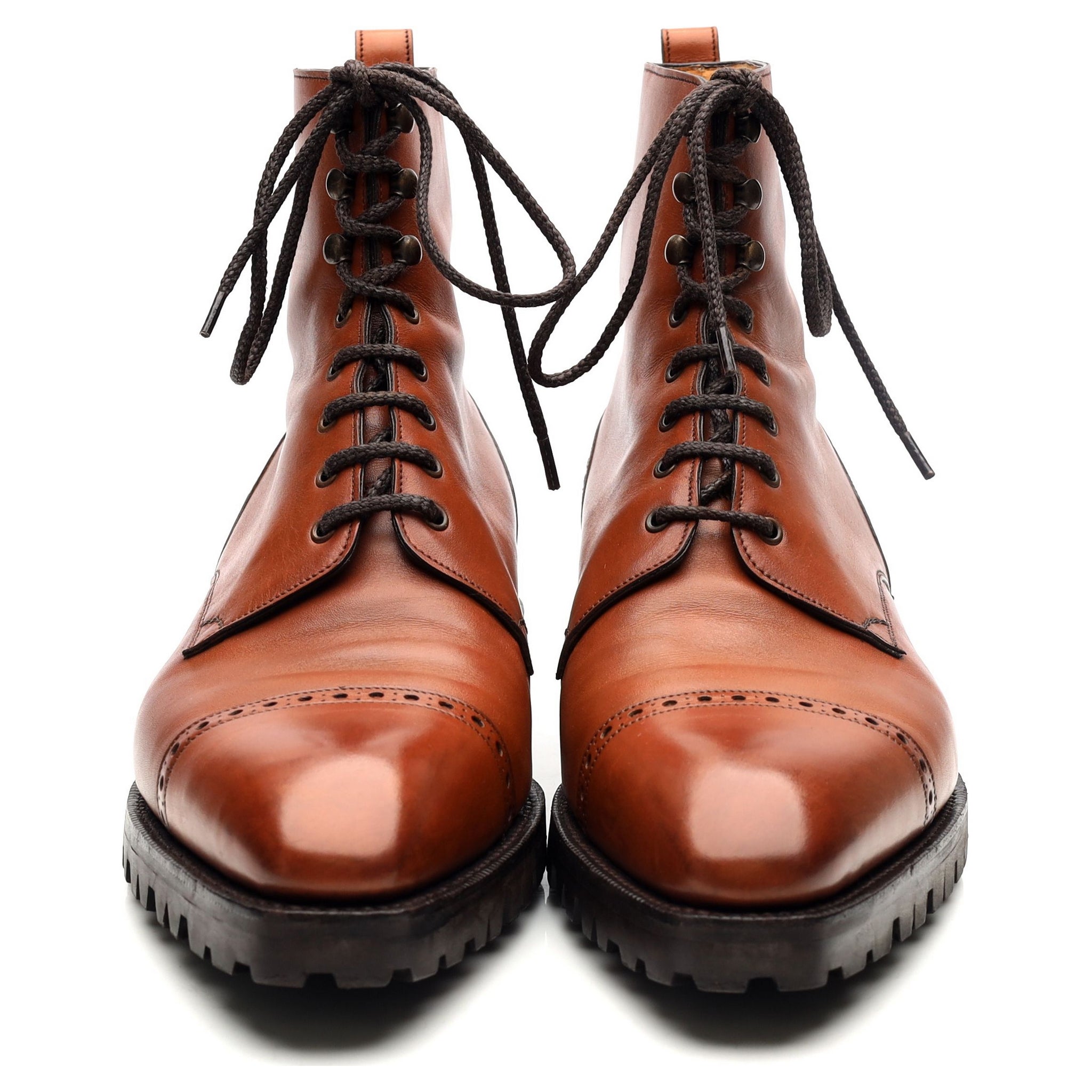 Gaziano & Girling Urban Commando boots cuir marron UK 6