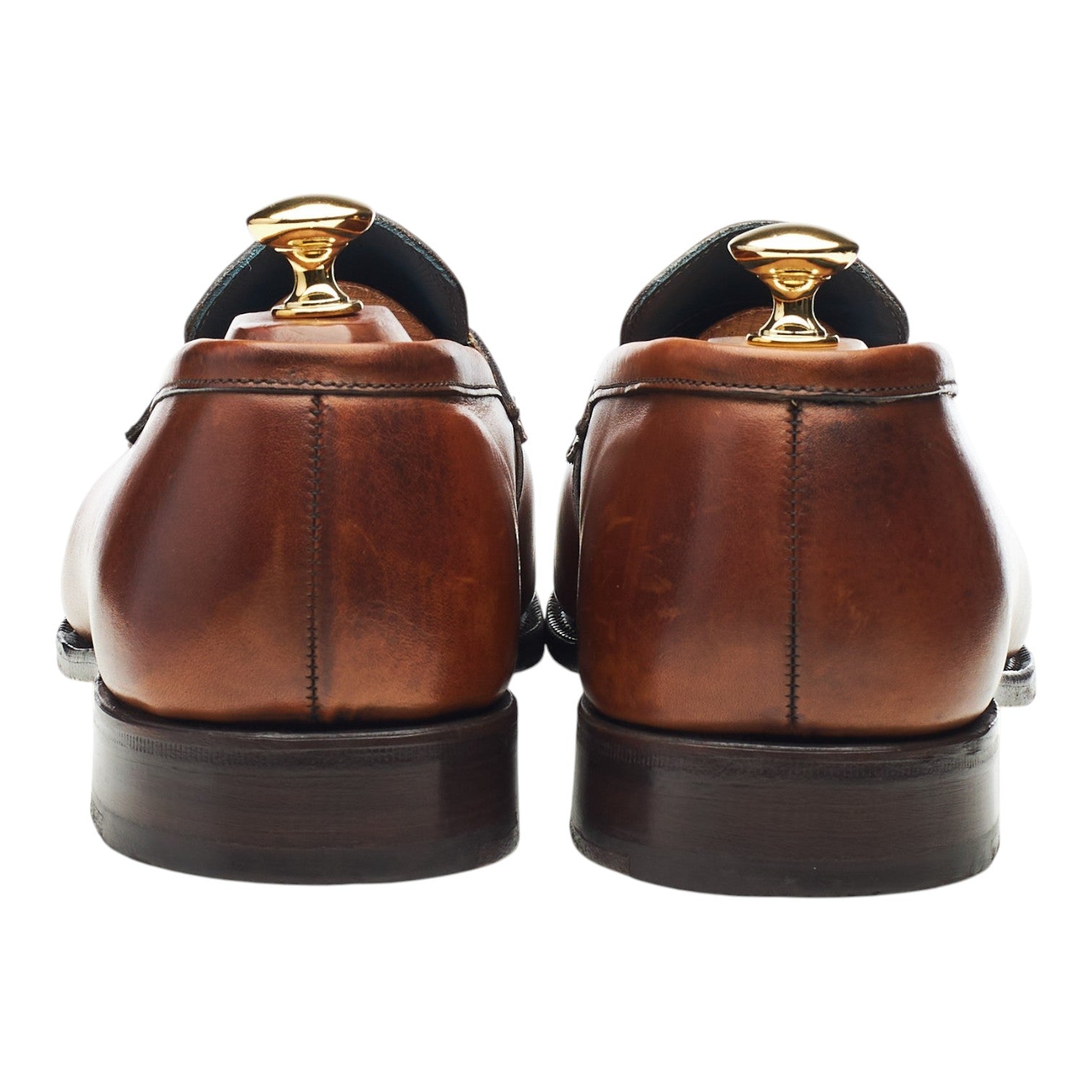 Tricker's Havard mocassins cuir marron clair UK 9