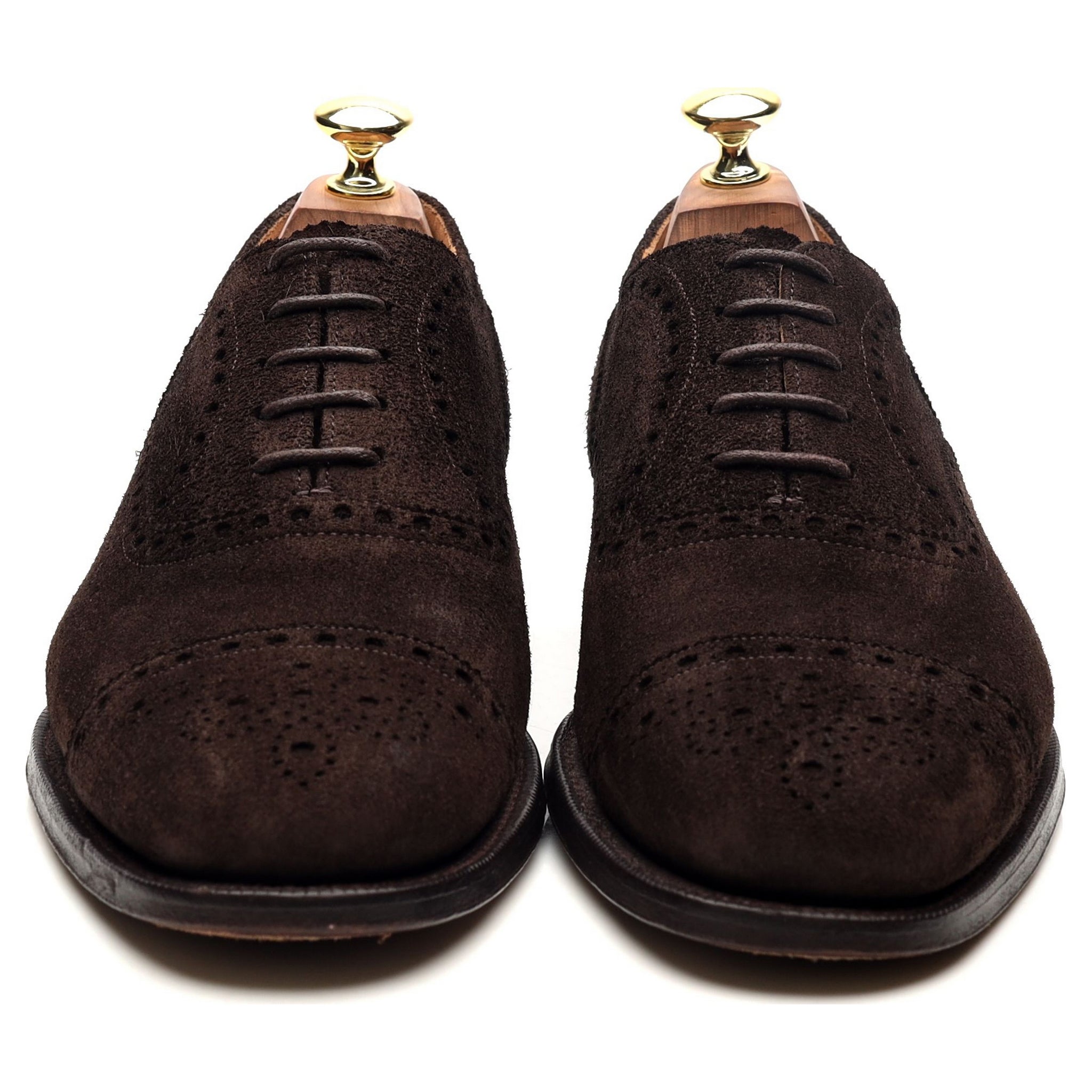 Church's Highgrove richelieu suède marron foncé UK 7.5