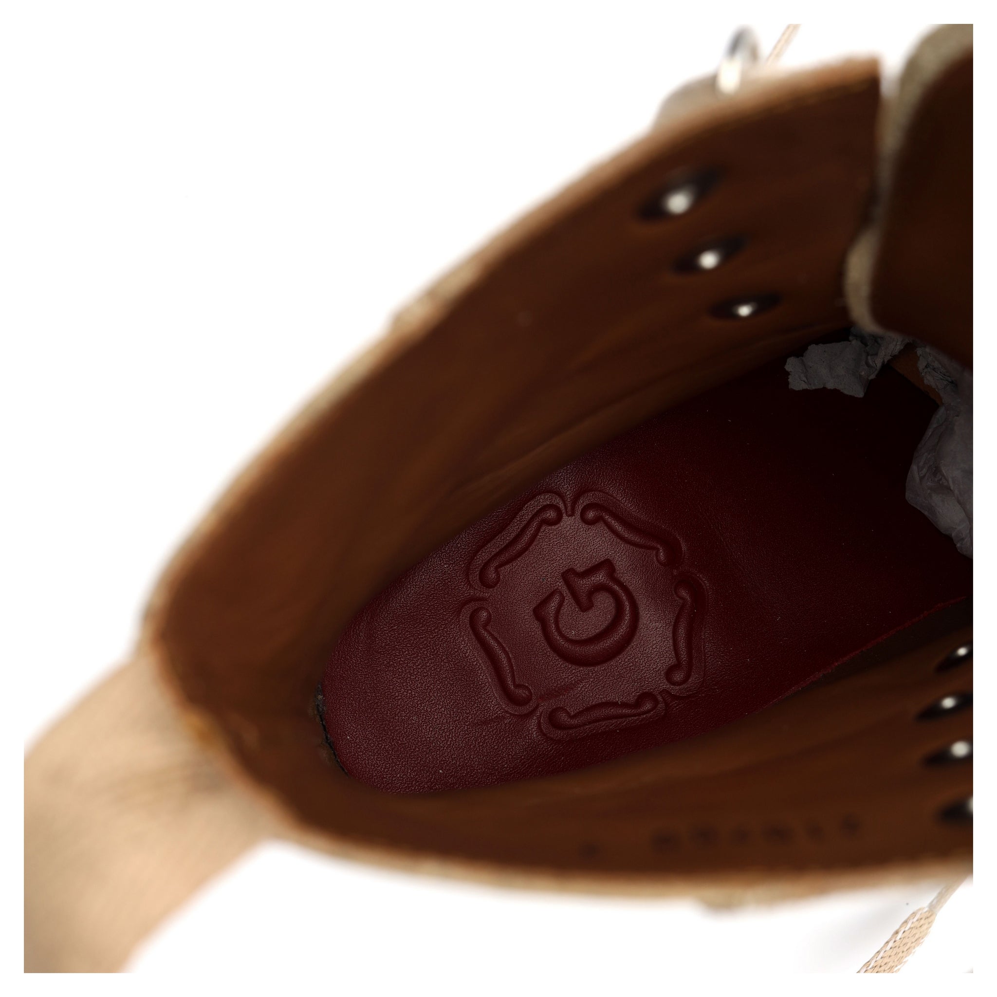 Grenson Nanette bottines suède beige UK 3