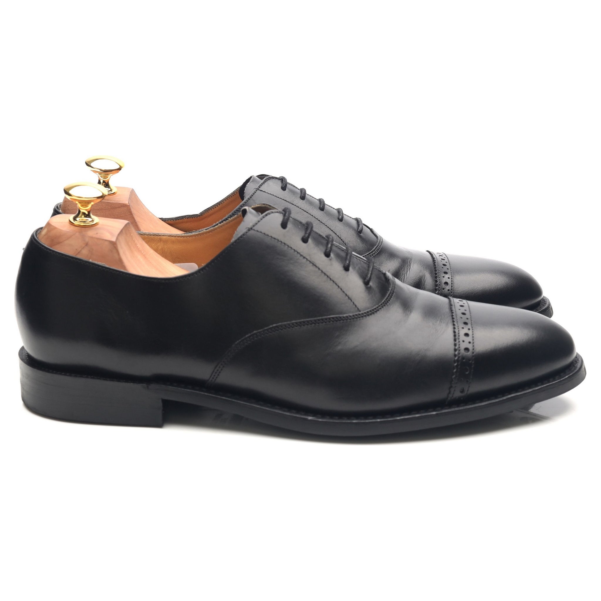 Barker oxford brogue cuir noir UK 10
