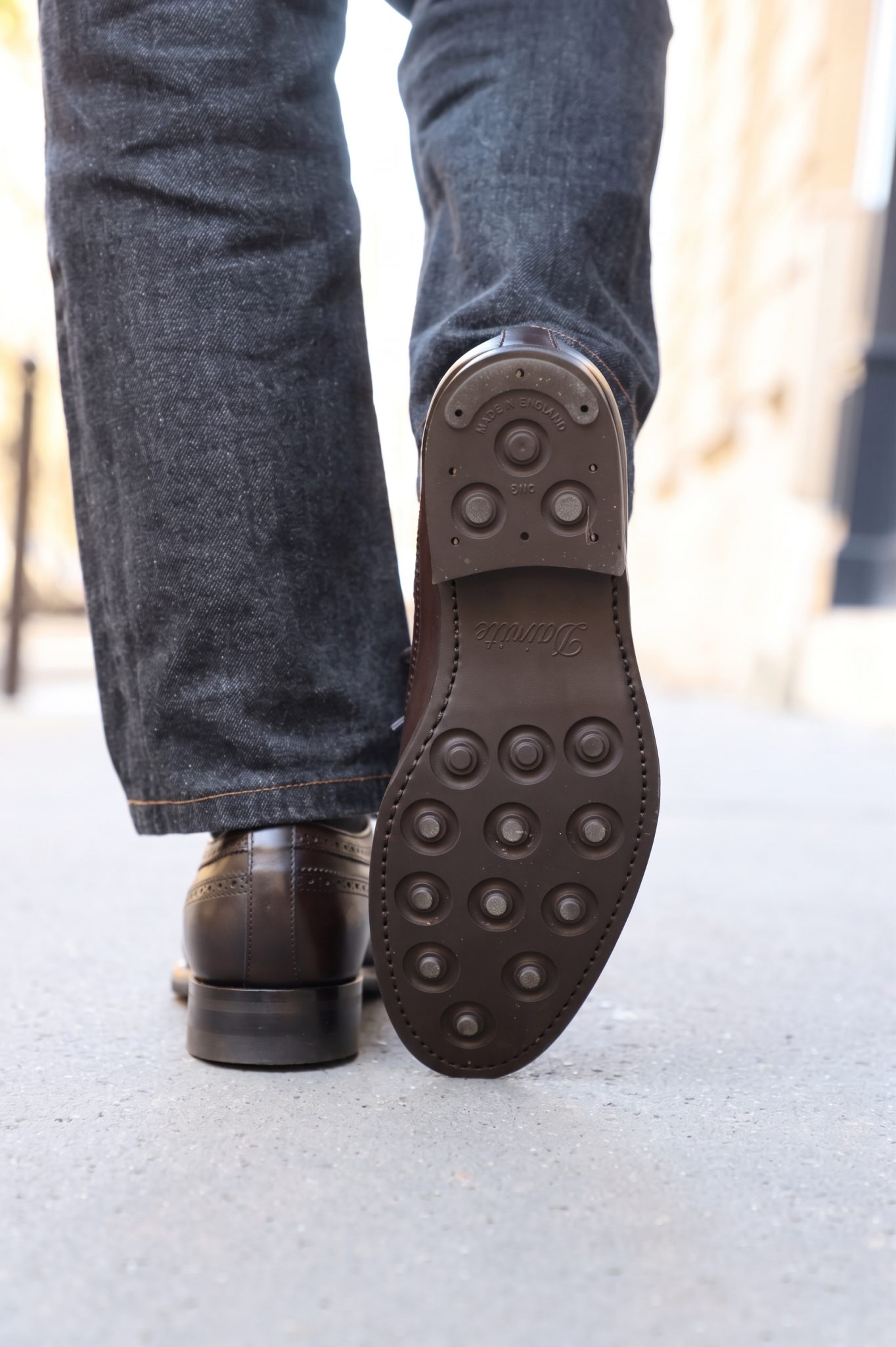 Malfroid Brogue-Master derby box calf