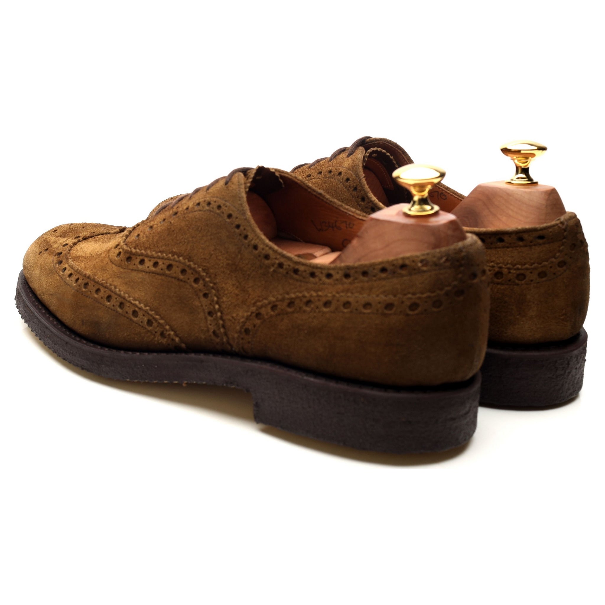 Church's Fairfield derbies daim marron sable UK 9