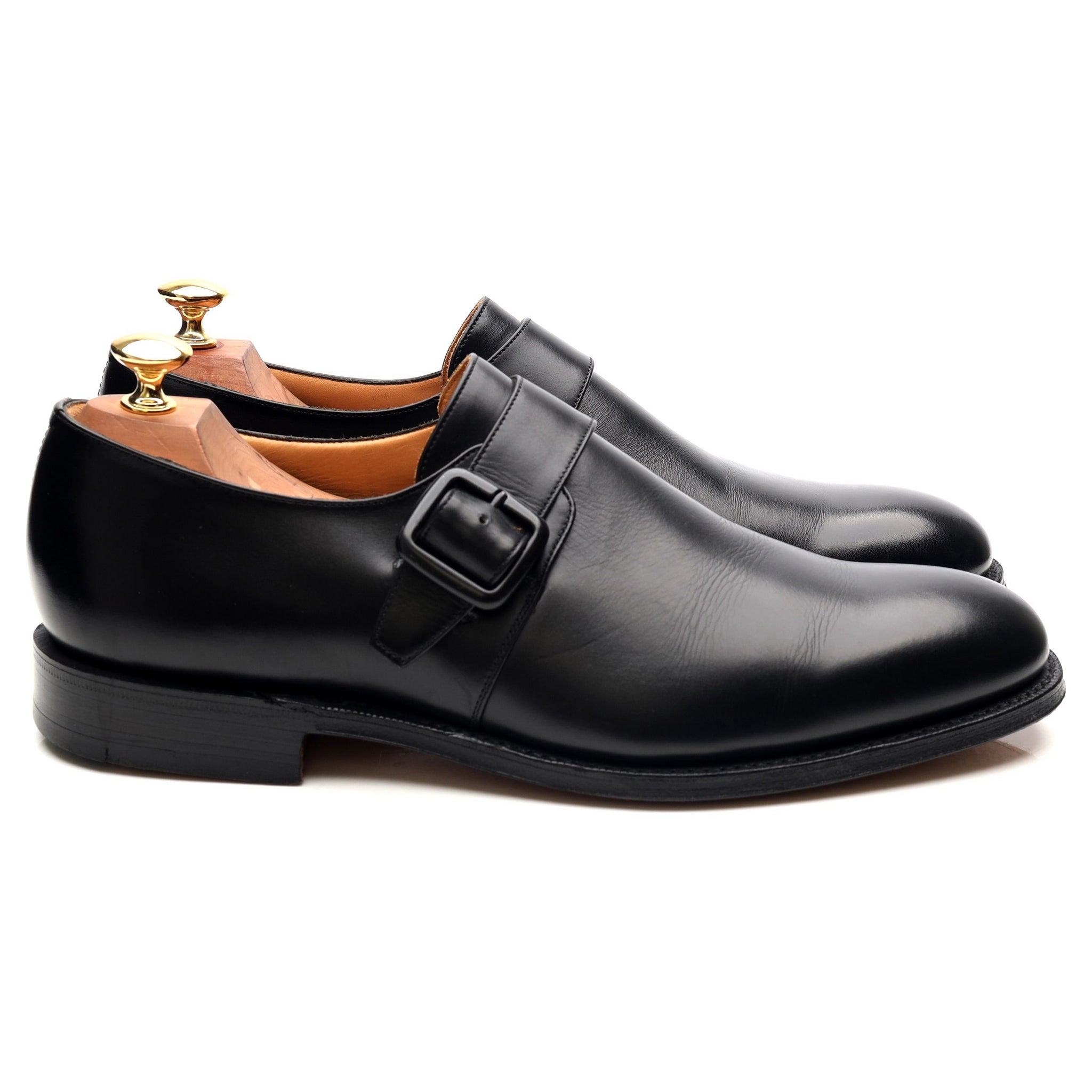 Church's Abington chaussures monk cuir noir UK 9