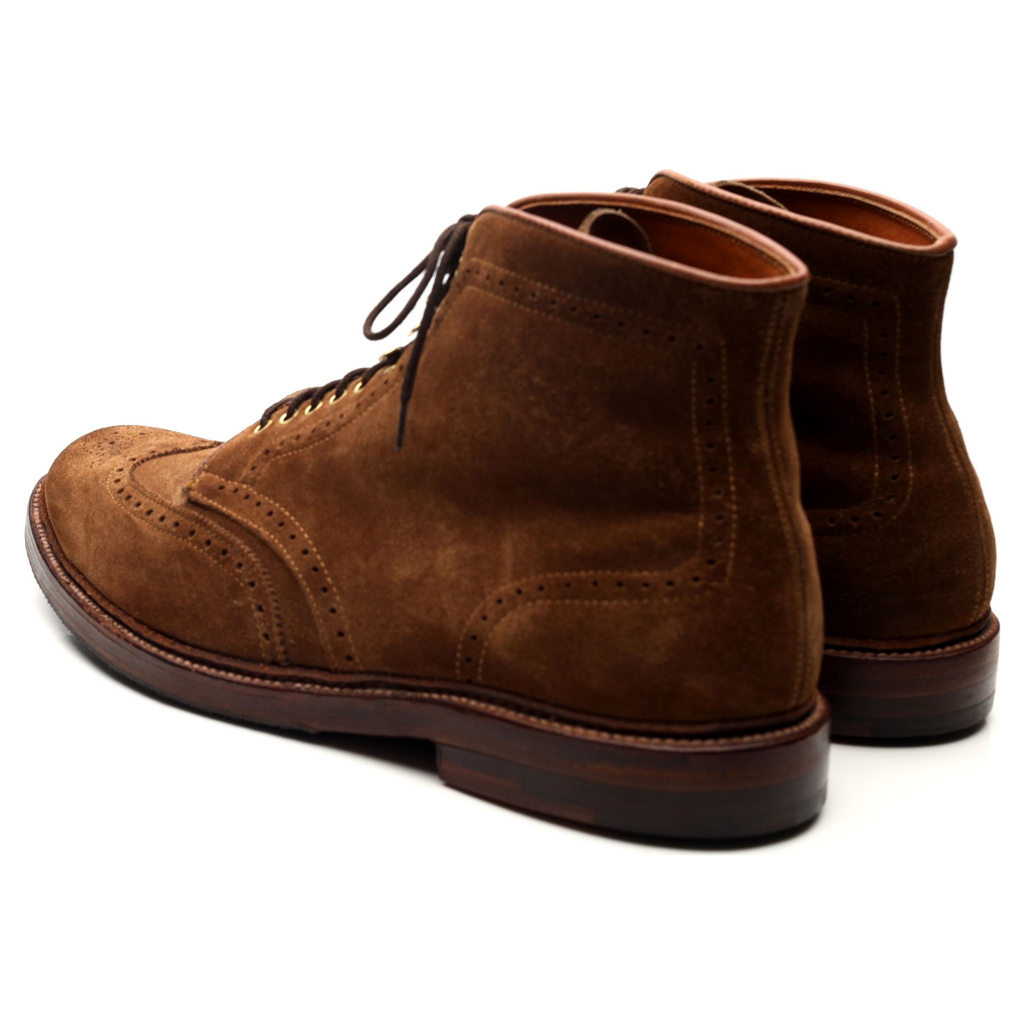 Alden D7801 boots daim marron UK 10.5