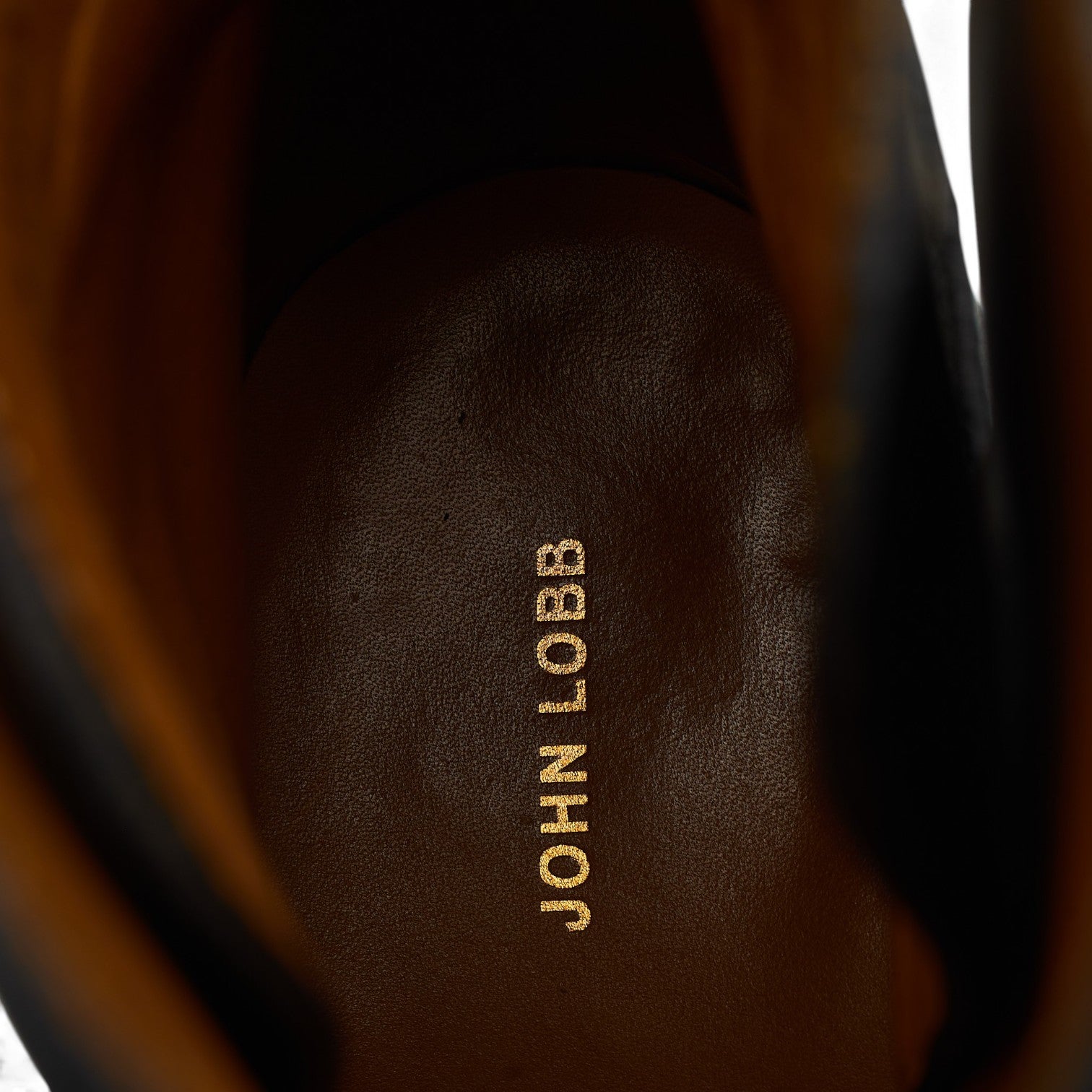 John Lobb Abbot bottes cuir noir pointure UK 8