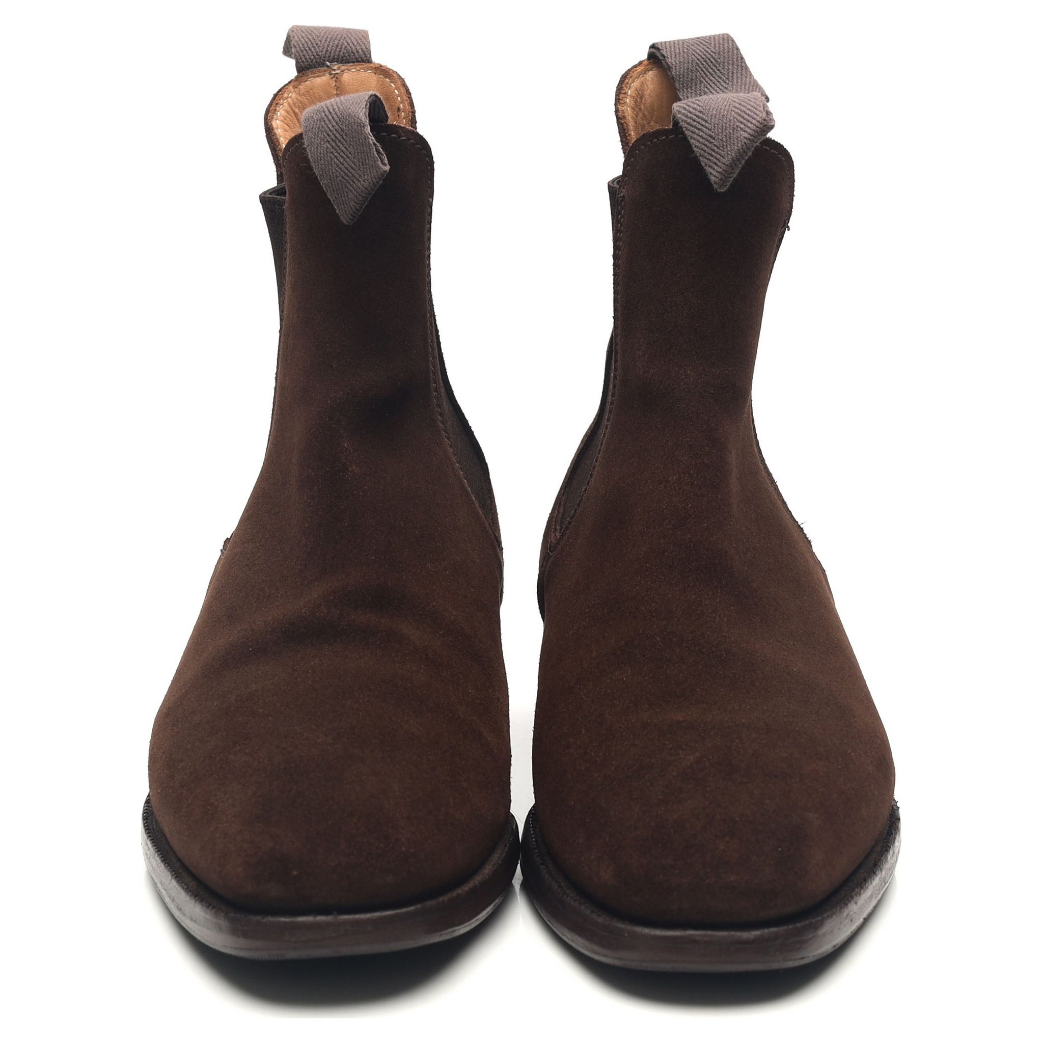 Tricker's Lambourn boots chelsea daim marron pointure UK 6