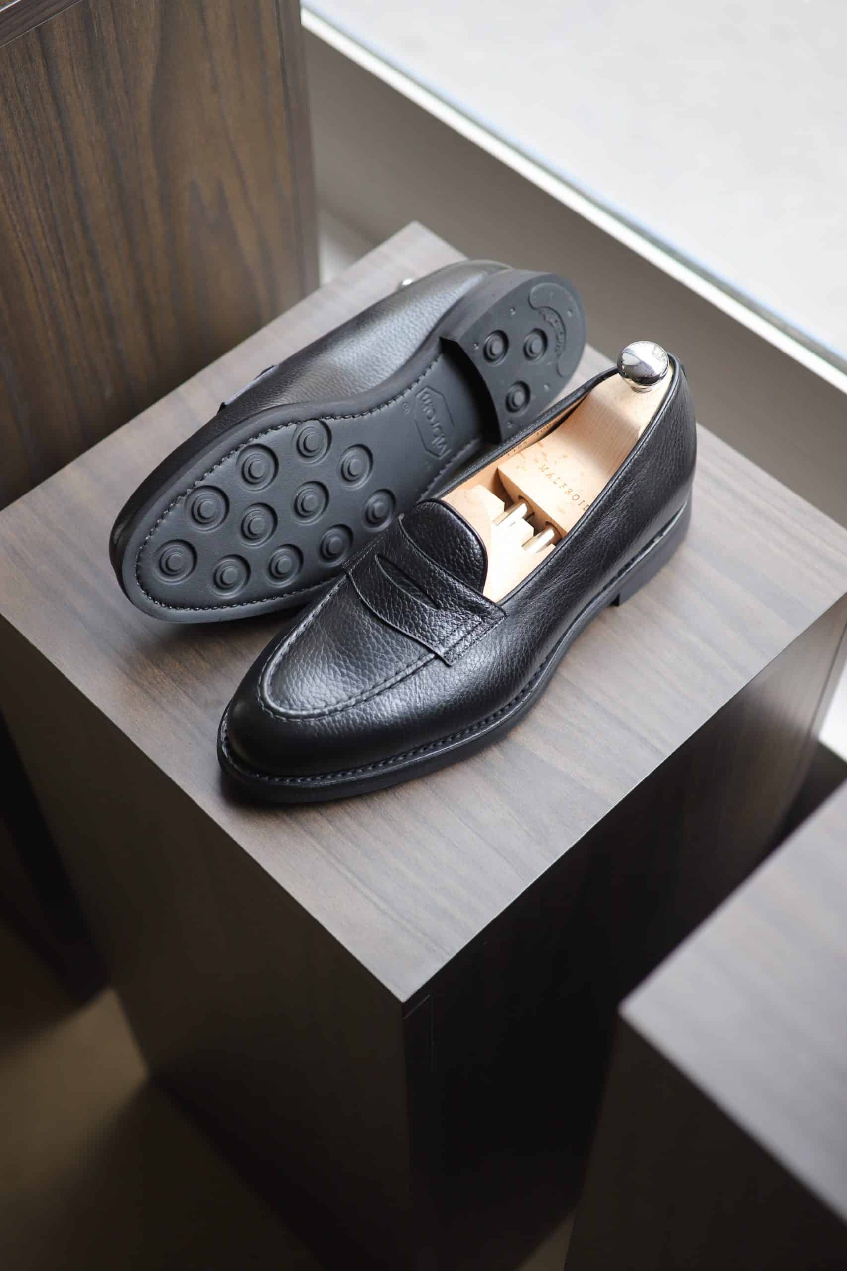 Malfroid Newport mocassins cuir grainé Vibram