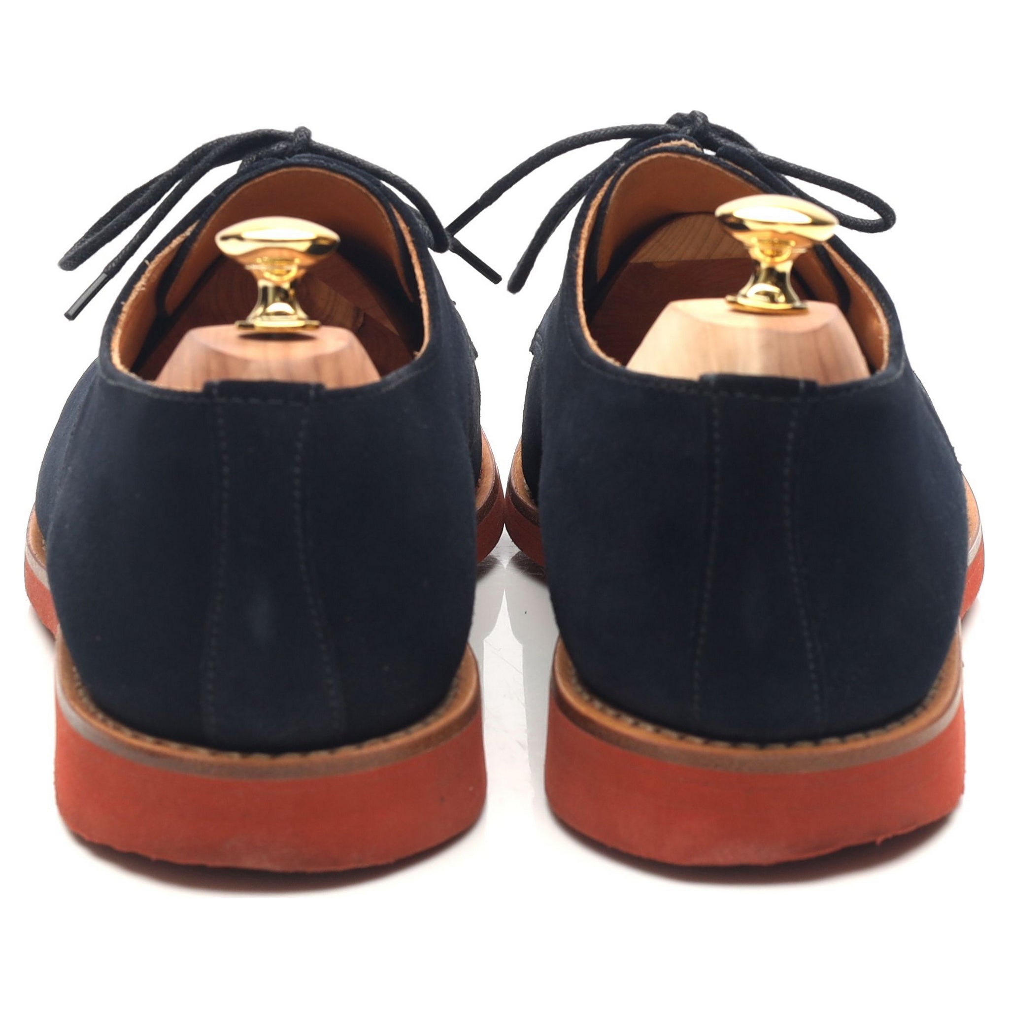 Mark McNairy Derby Suède Bleu Marine UK 11