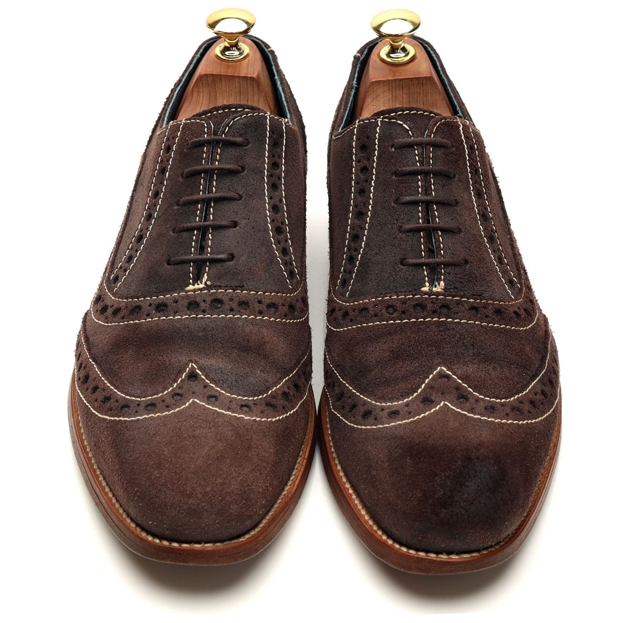 Barker Grant richelieu daim marron pointure 8