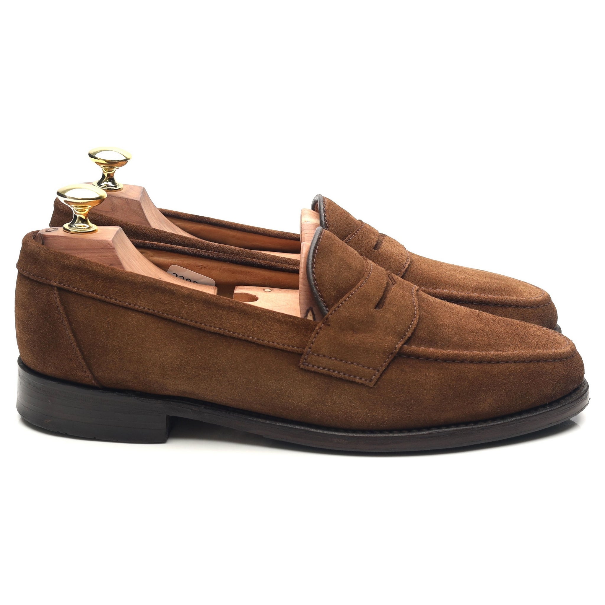 Loake Eton mocassins suède marron UK 7.5