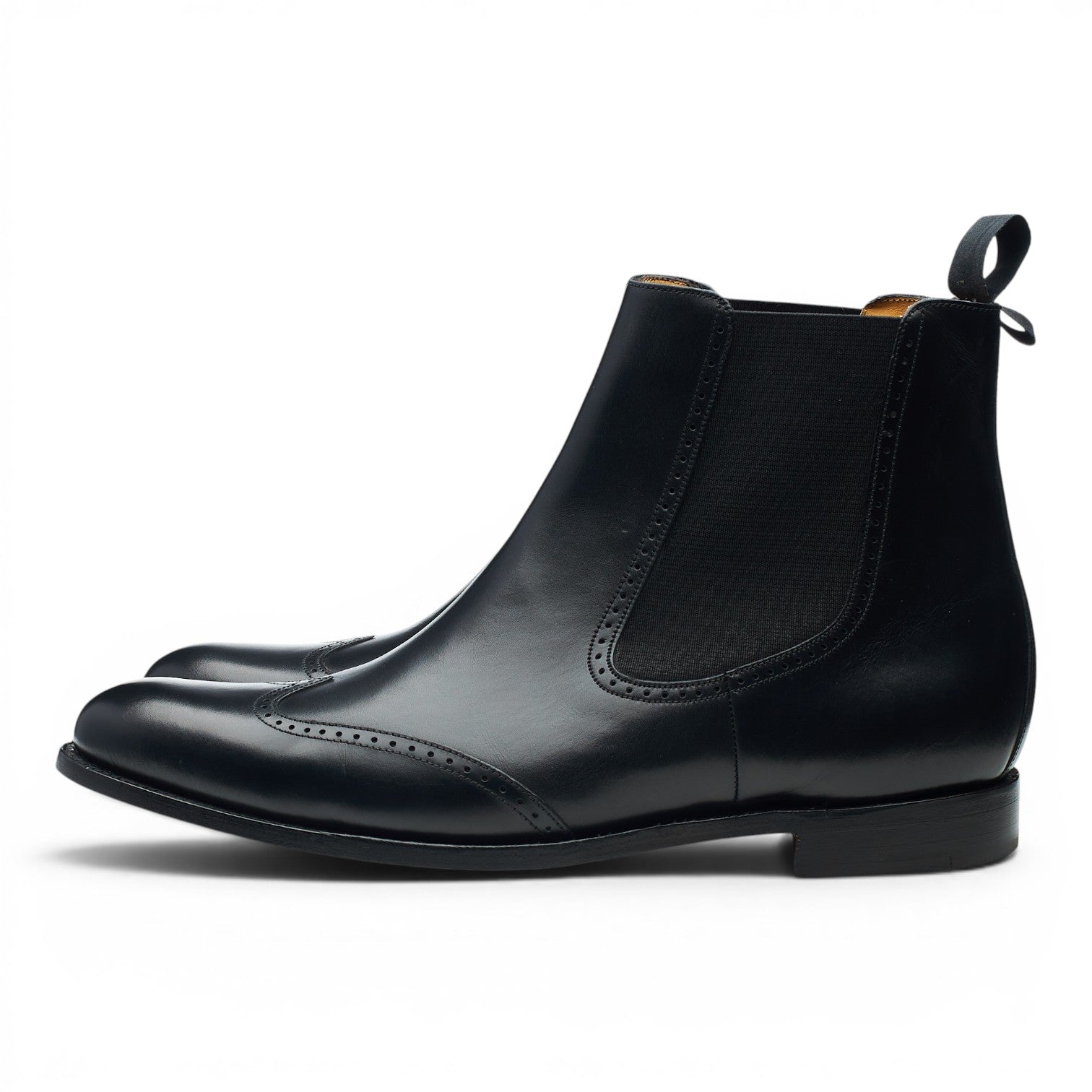 Barker Luxembourg bottines chelsea cuir noir pointure 10,5 semelle cuir