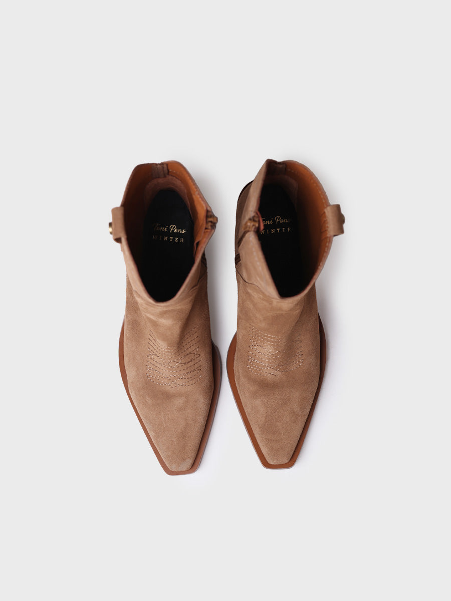 Toni Pons Irene-SY bottines femme daim marron
