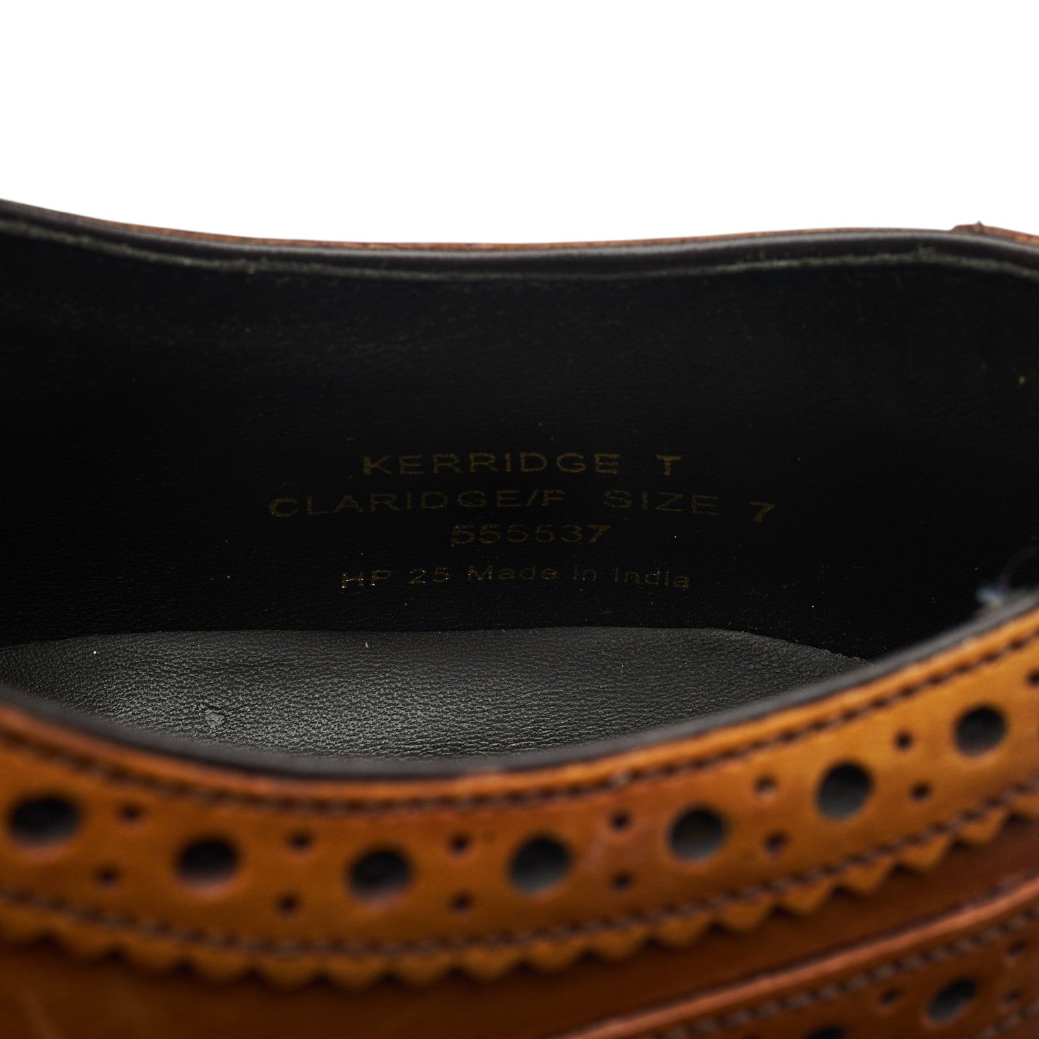 Loake Design Kerridge richelieu cuir marron UK 7
