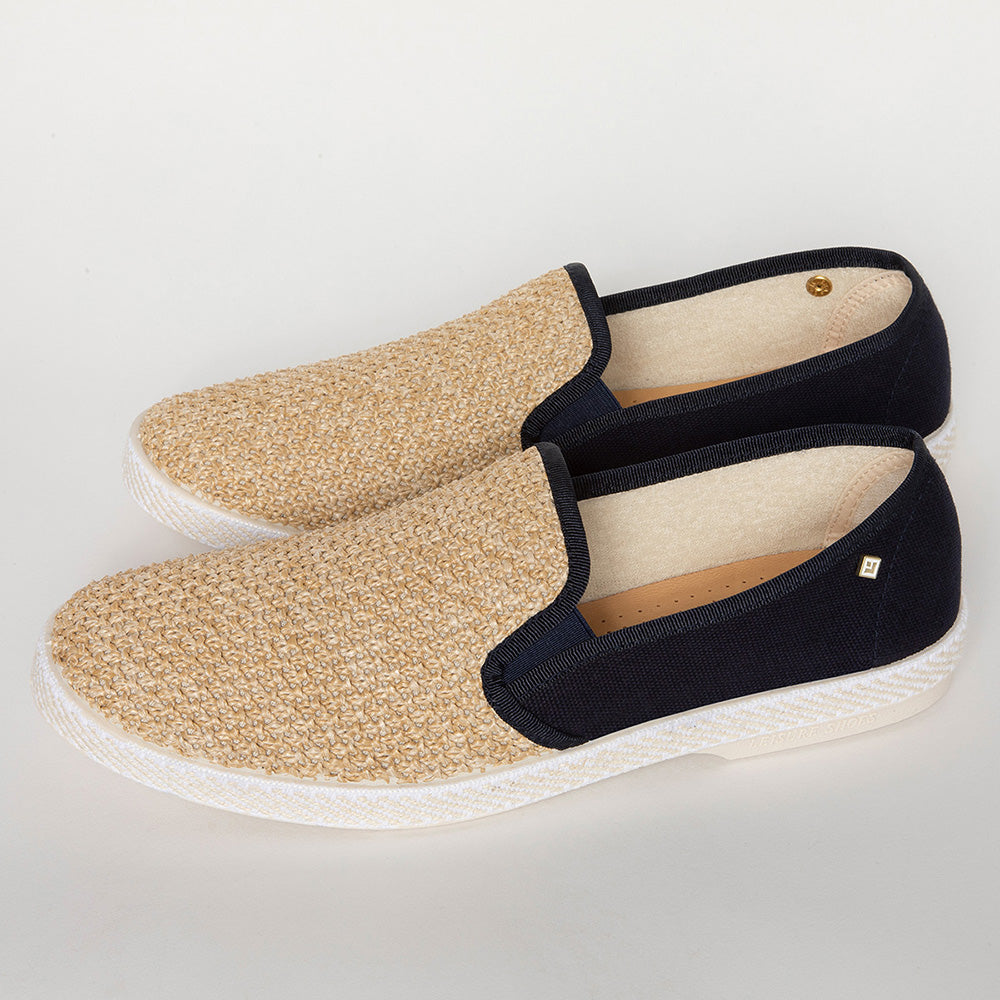 Rivieras Classic Match Nudude Navy espadrilles marine
