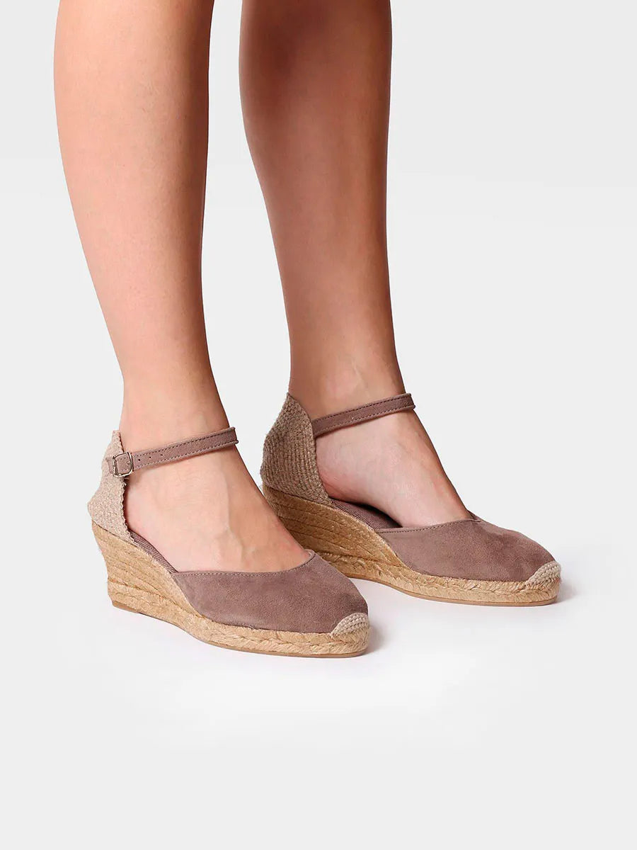 TONI PONS LLORET-5 espadrilles femme fermées taupe